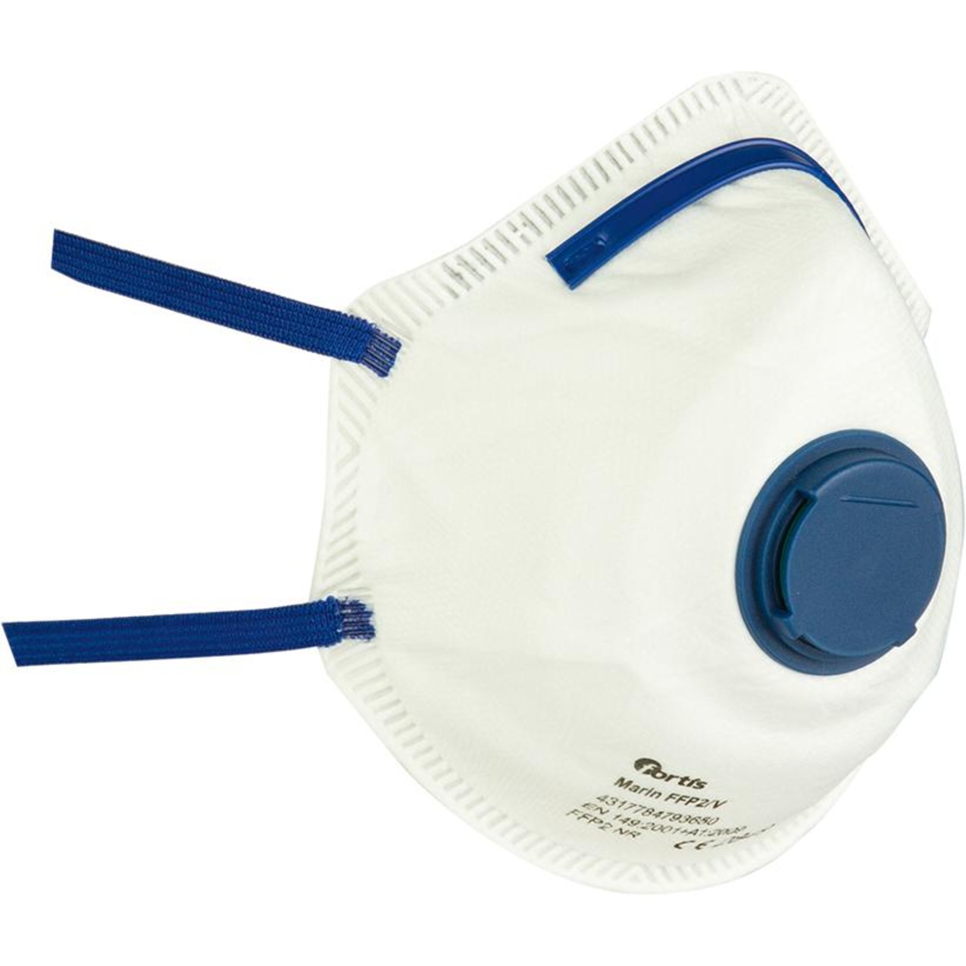 Atemschutzmaske Marin FFP2 V, Box = 10 Stück FORTIS