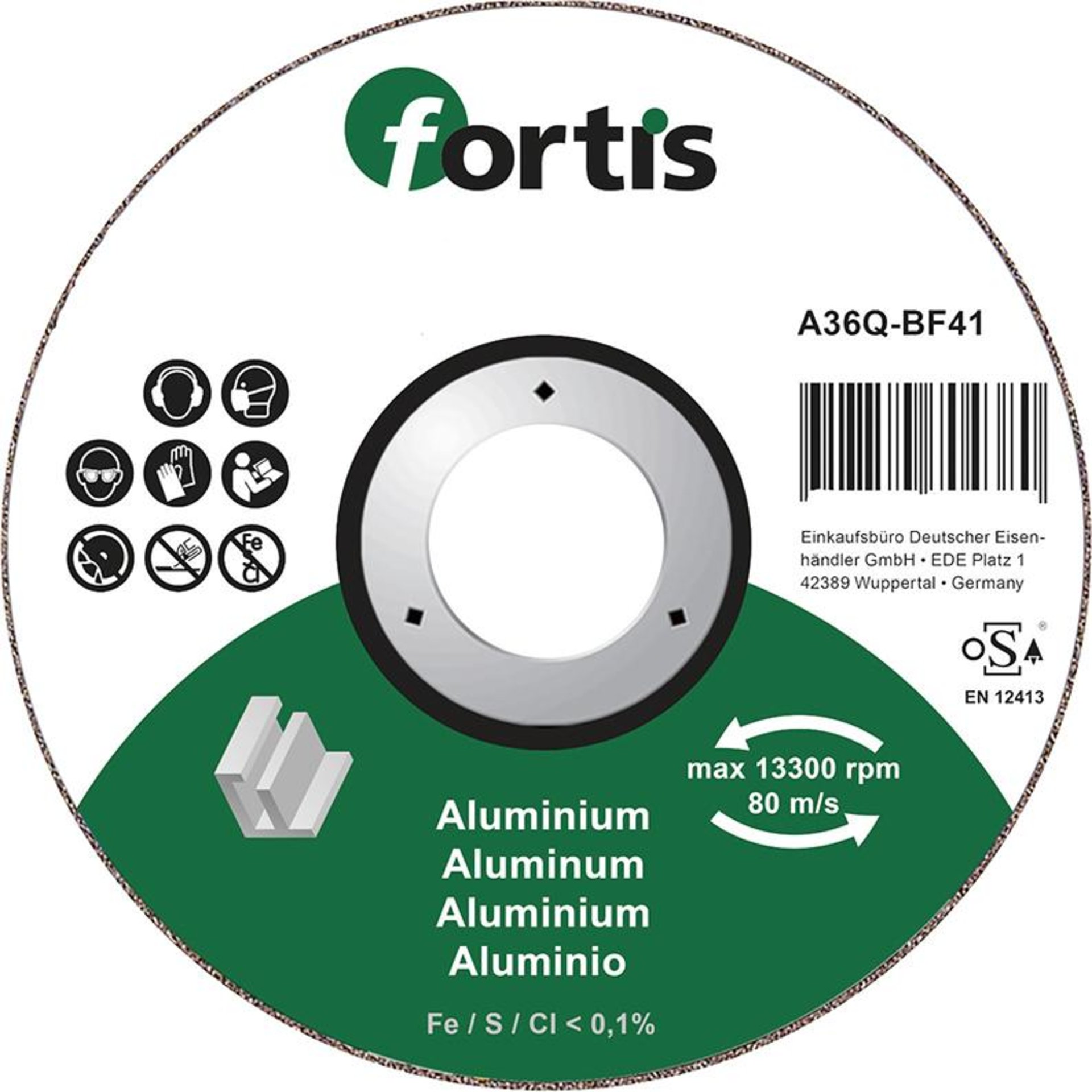 Trennscheibe für Aluminium
