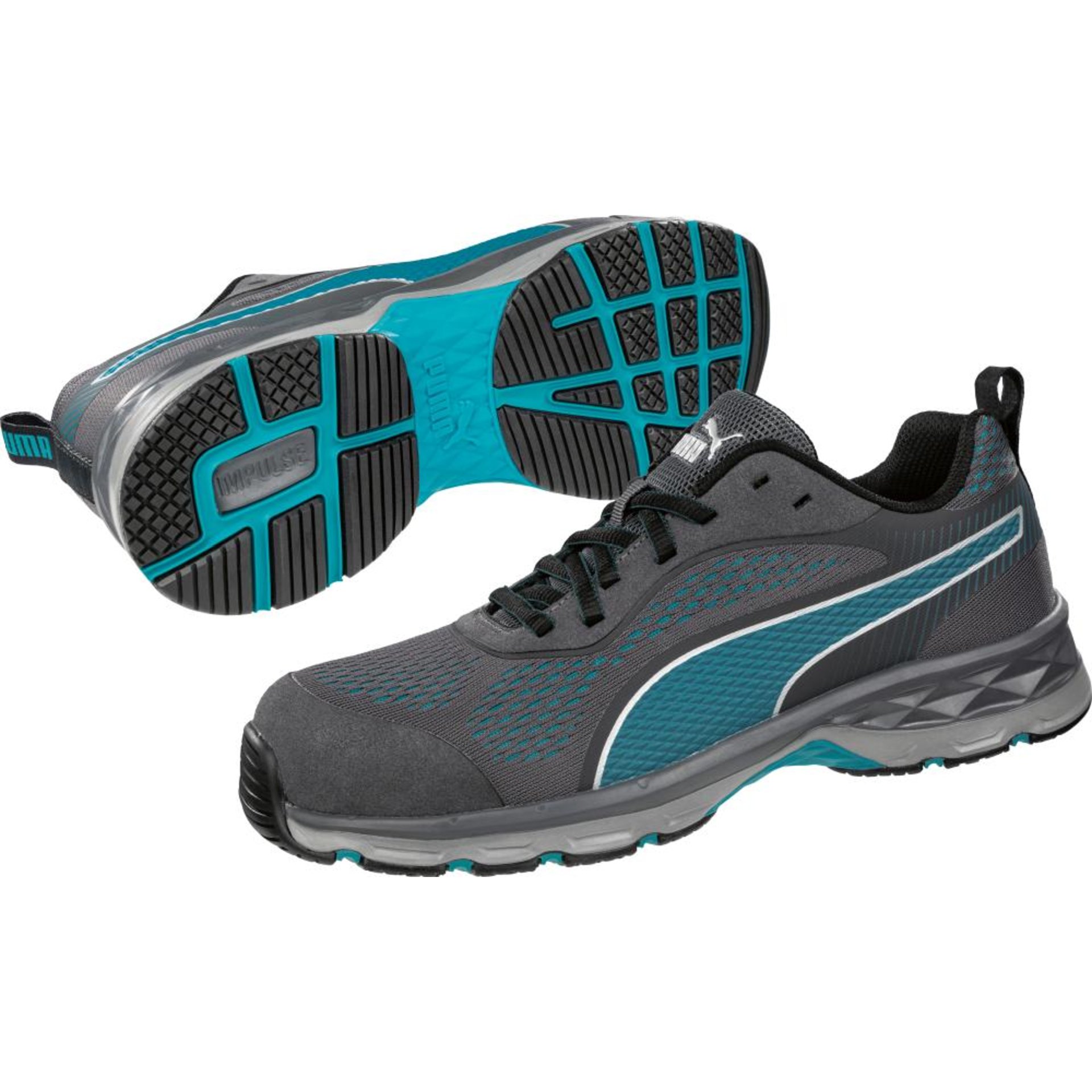 Damen-Sicherheitshalbschuh 643900 FUSE KNIT BLUE, S1P SRC HRO ESD