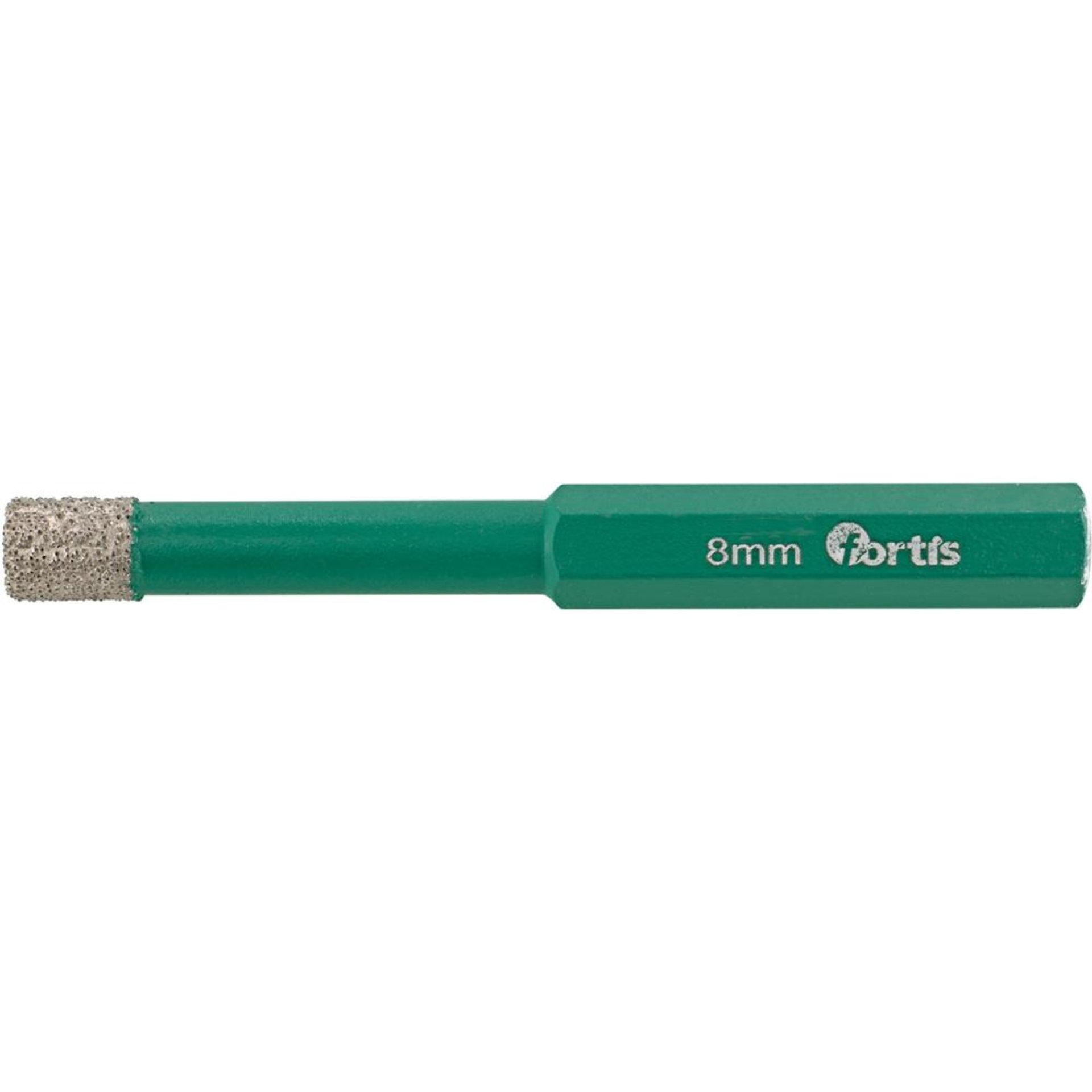 Diamantbohrer 8 x 65 mm, sechskant mit Kühlwachs FORTIS
