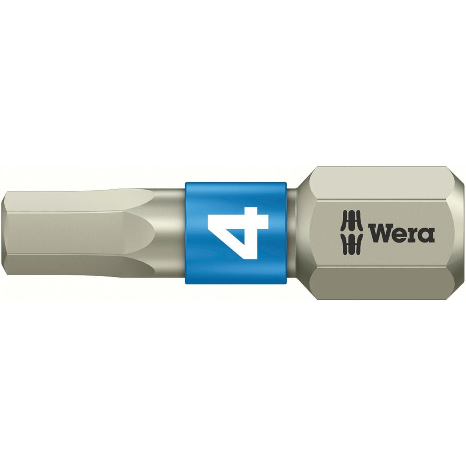 Bit rostfrei 1/4" DIN 3126 C6,3 Innensechskant 4x25mm Wera