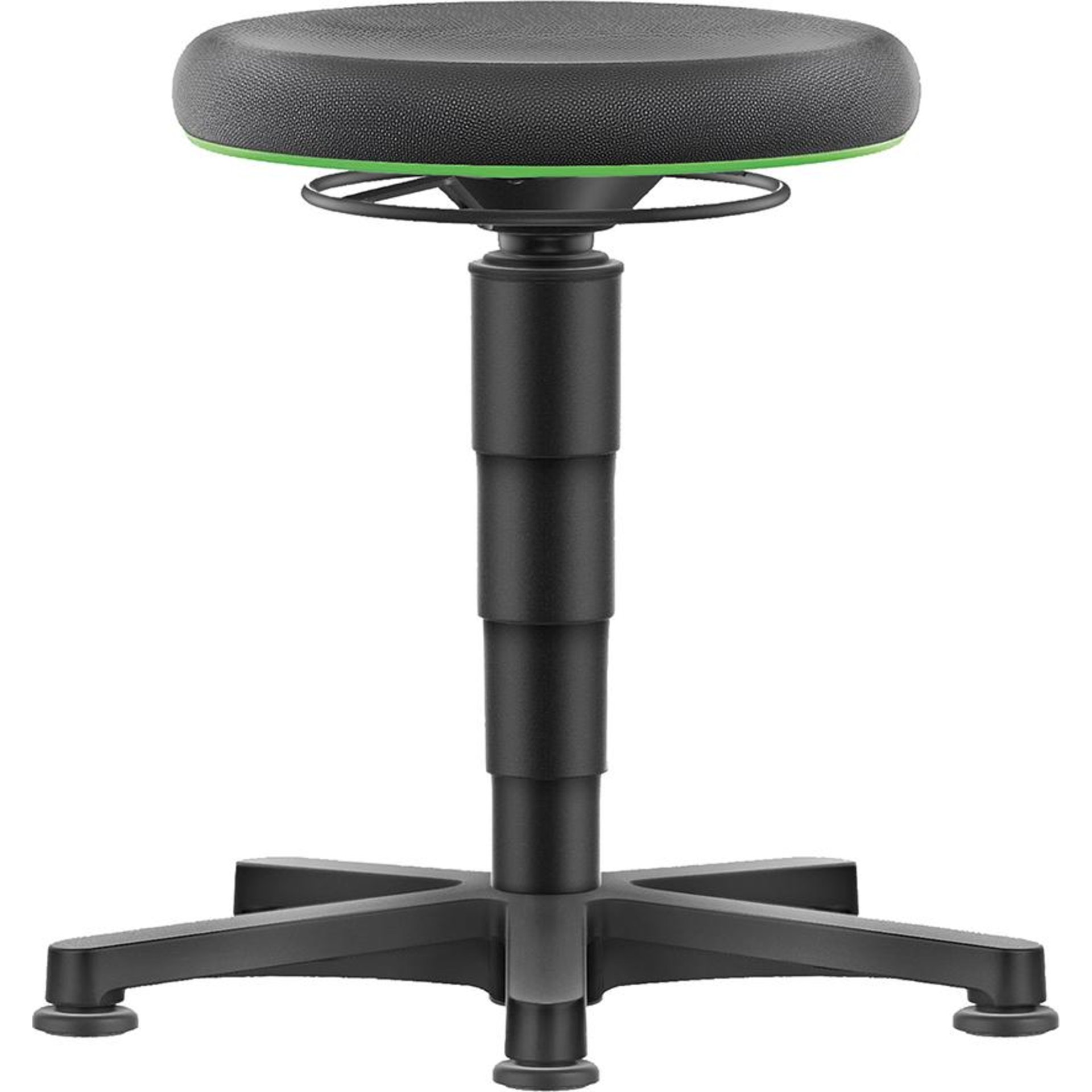 Drehhocker Supertec Sitzhöhe 450 - 650 mm mit Gleiter