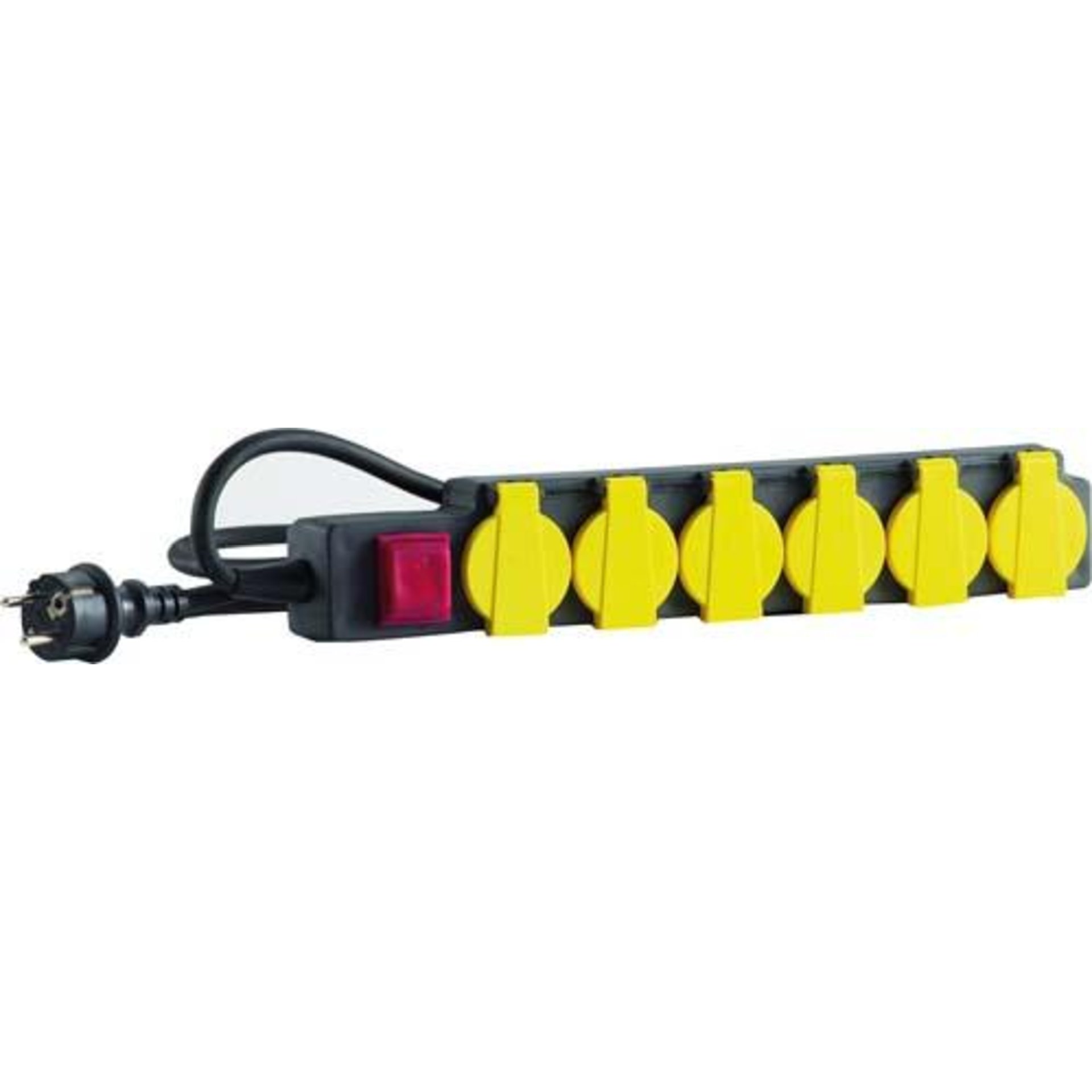 Steckdosenleiste 6-fach H07RN-F3G1,5 3m IP44 Hedi