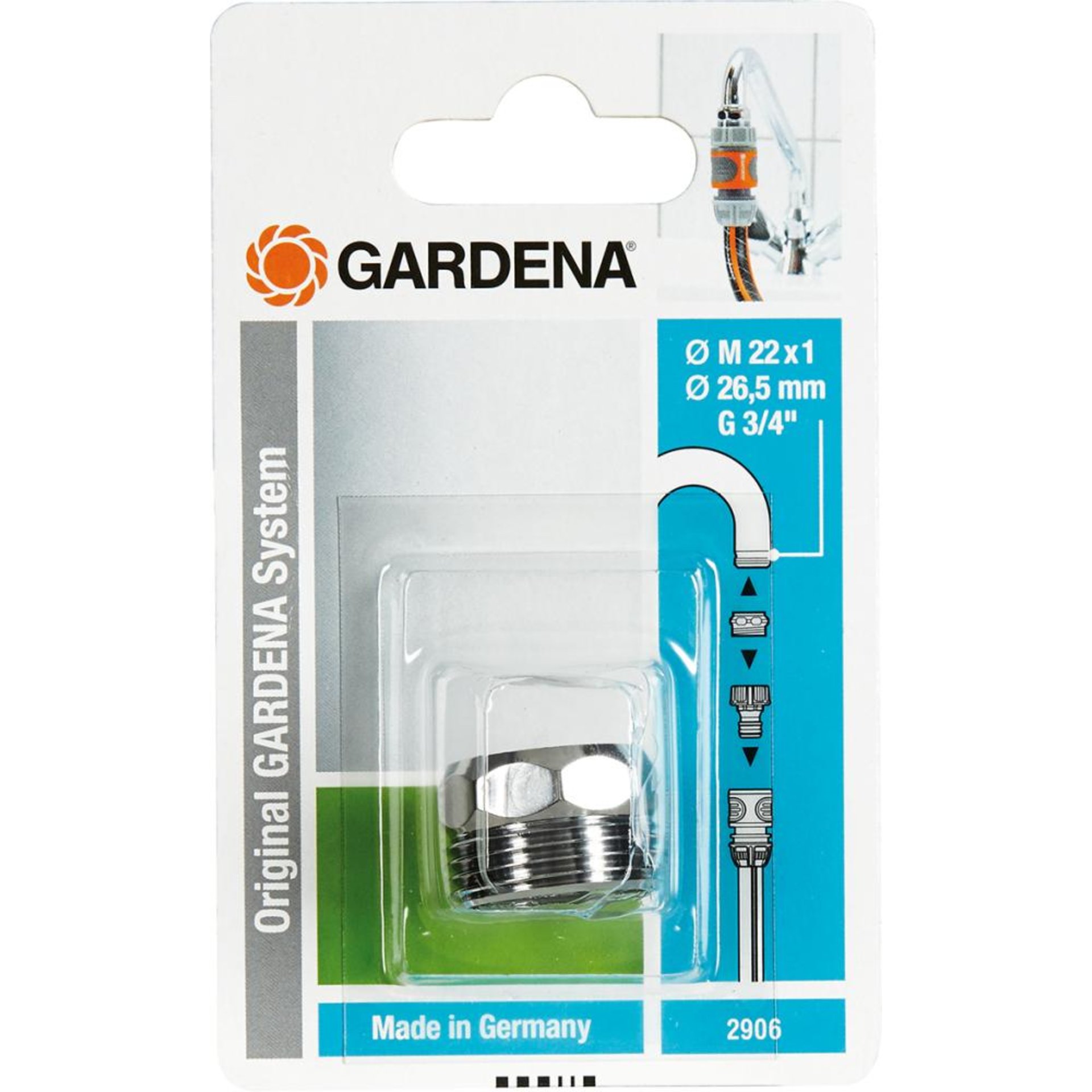 Perlator-Gewindeteil M22, SB Gardena