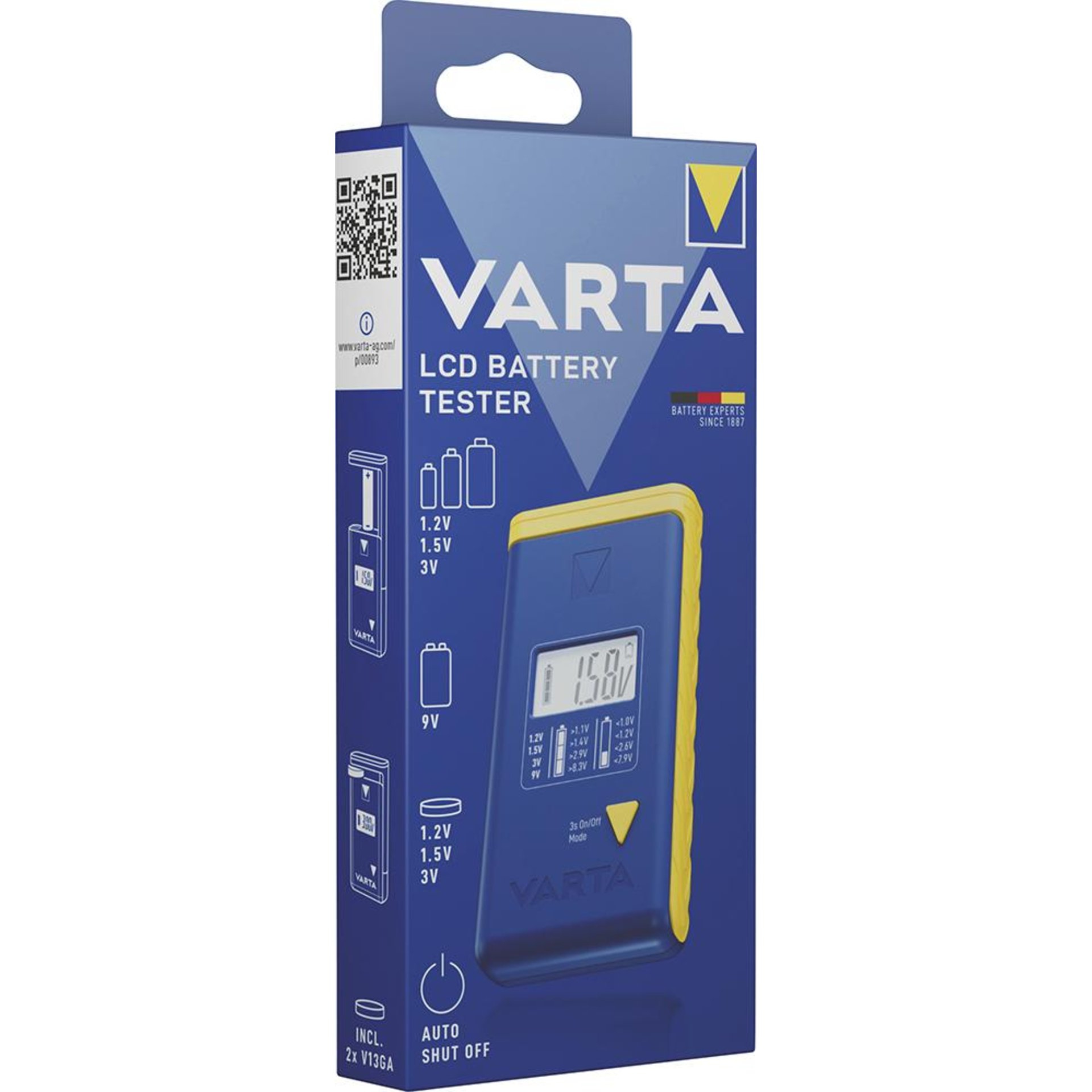 VARTA Batterietester LCD Digital