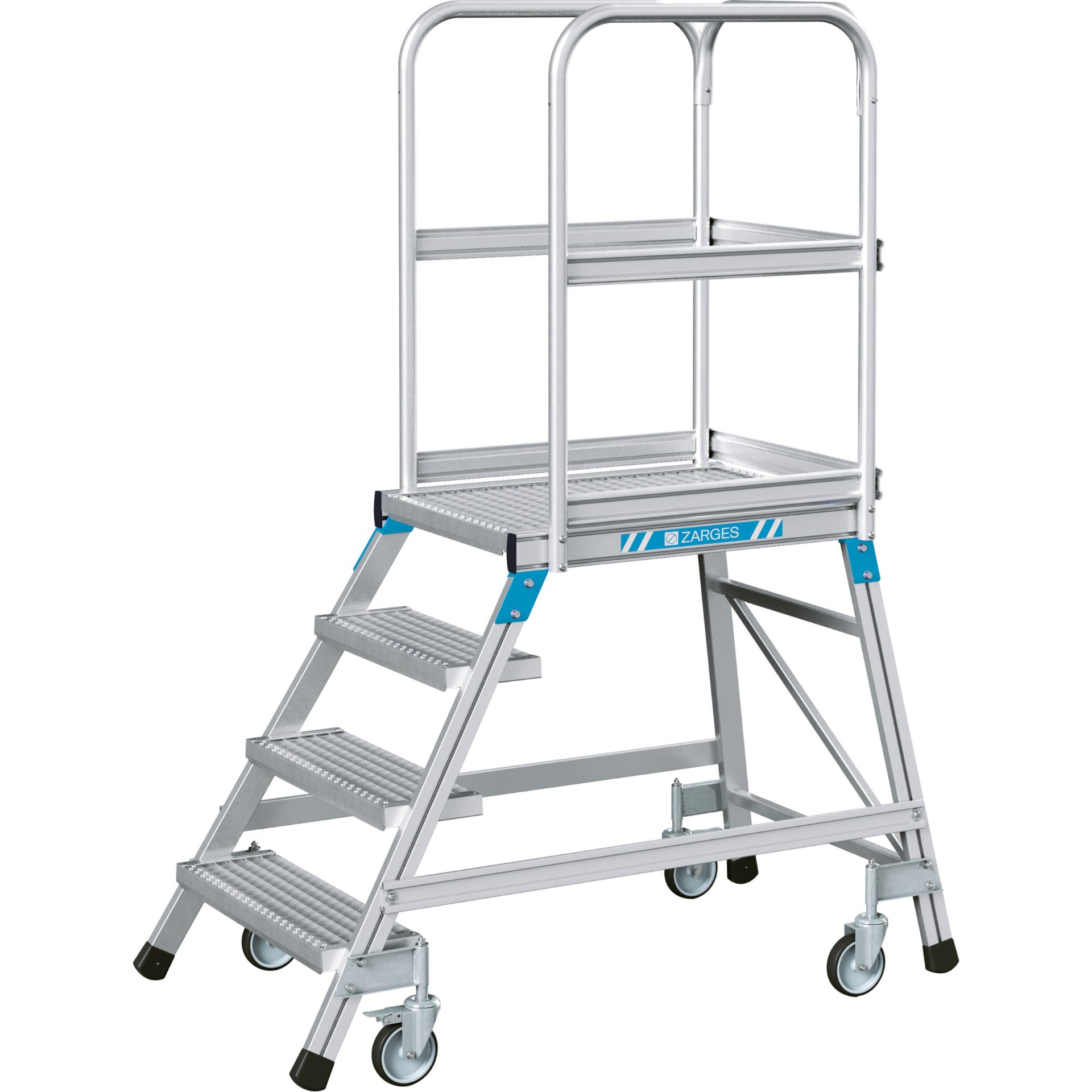 Podesttreppe, einseitig 4 Stufen