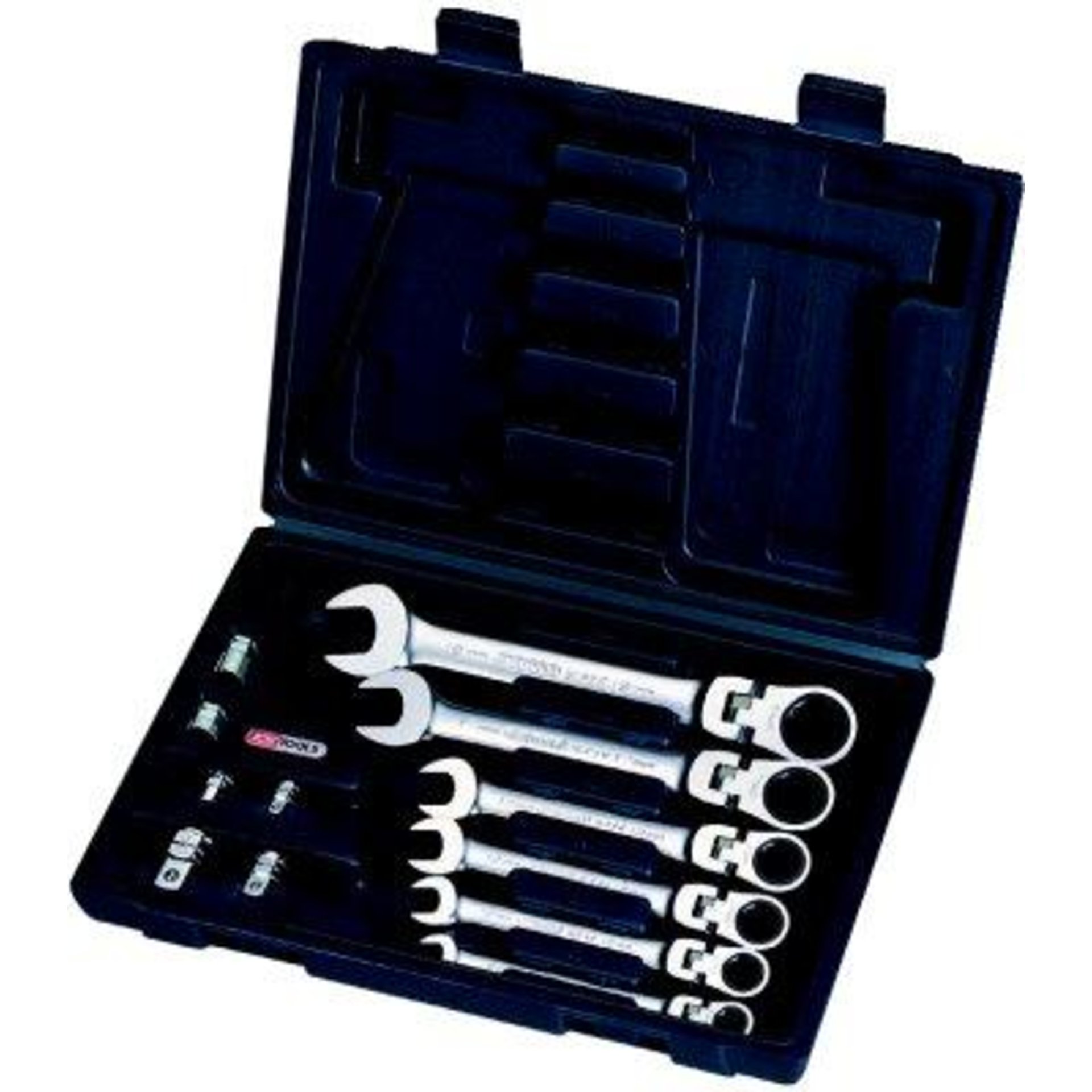 Gelenk-Ratschenschl.-Stz.12-tlg.m.Verriegelung KS KS TOOLS