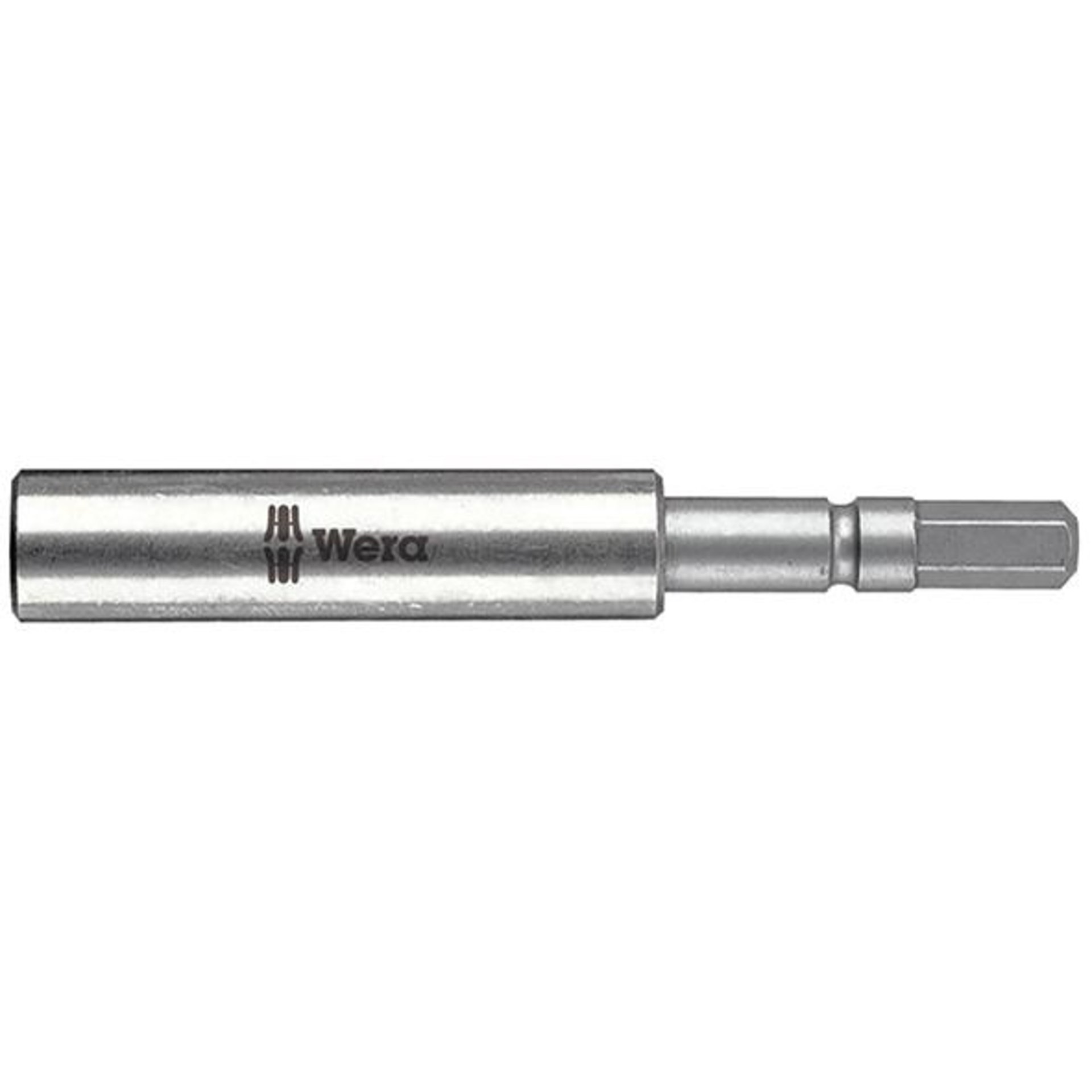 Bithalter 5,5mm für 1/4" Bits Magnet + Sprengring 72mm Wera