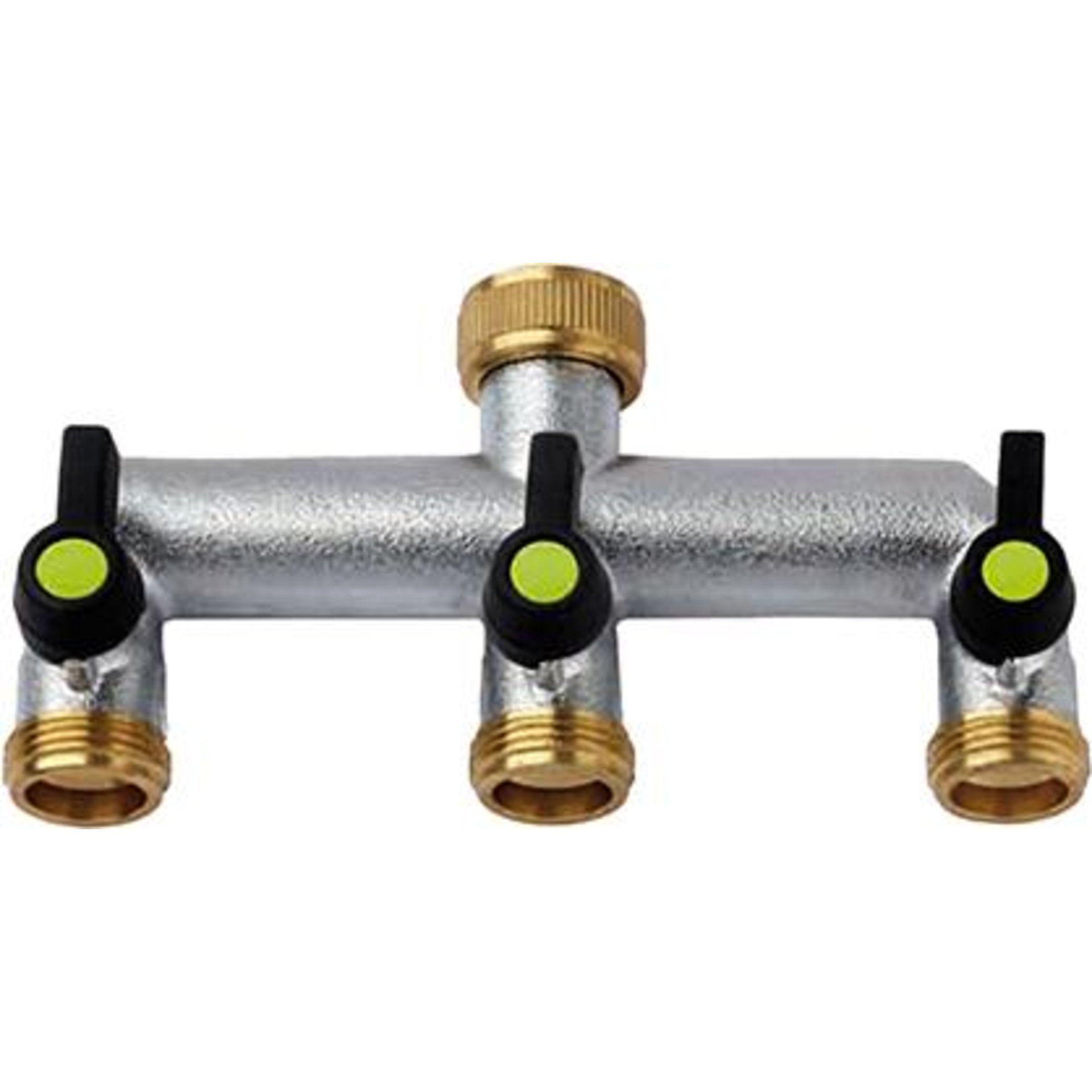 3-Wege-Verteiler 3/4" verchromt Beschaffungsartikel