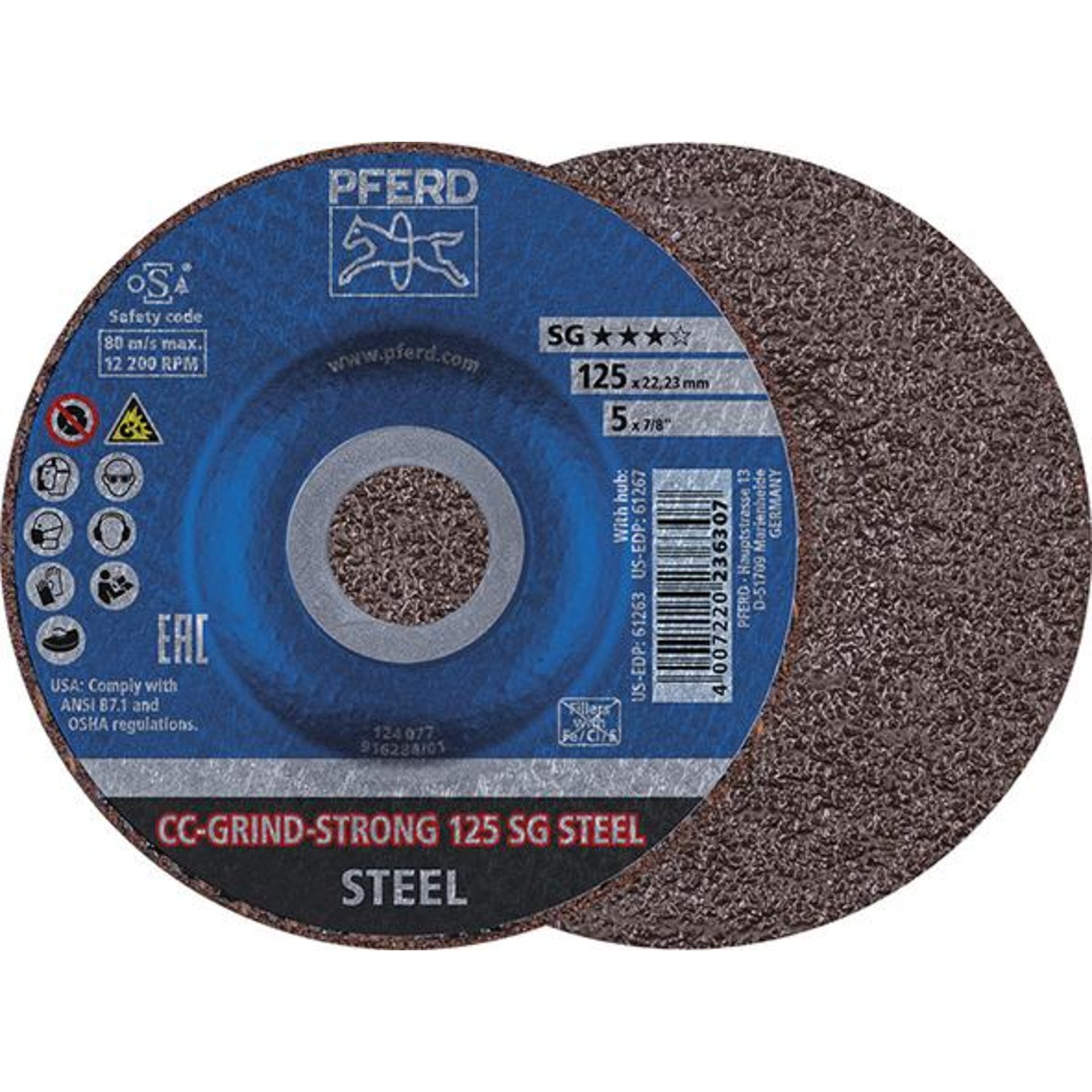 Schleifscheibe CC-GRIND-STRONG SG STEEL für Stahl