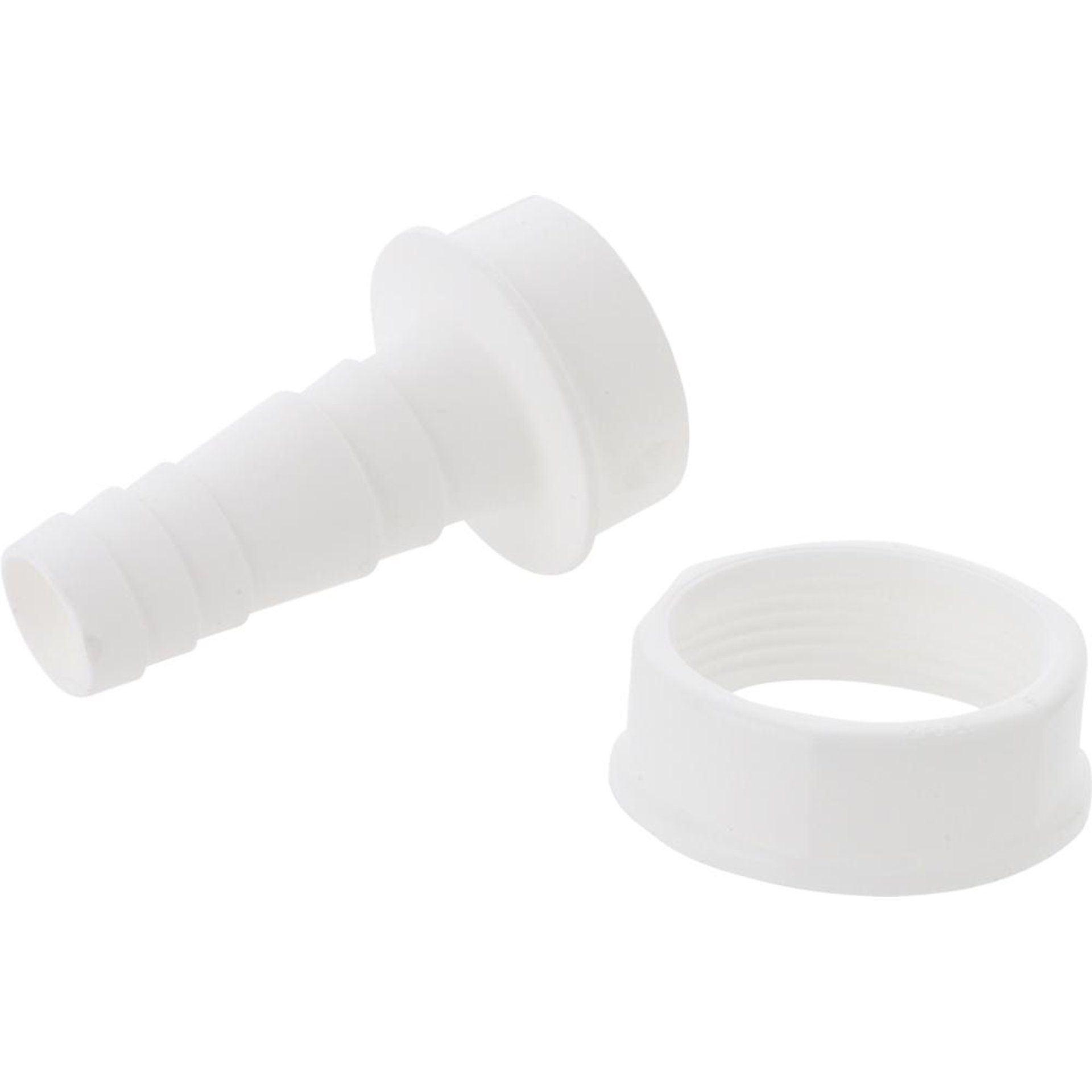 KS Geräteanschluss, 1 1/2"IG x 3/4"T Weiß,für Waschgeräte -Siphon
