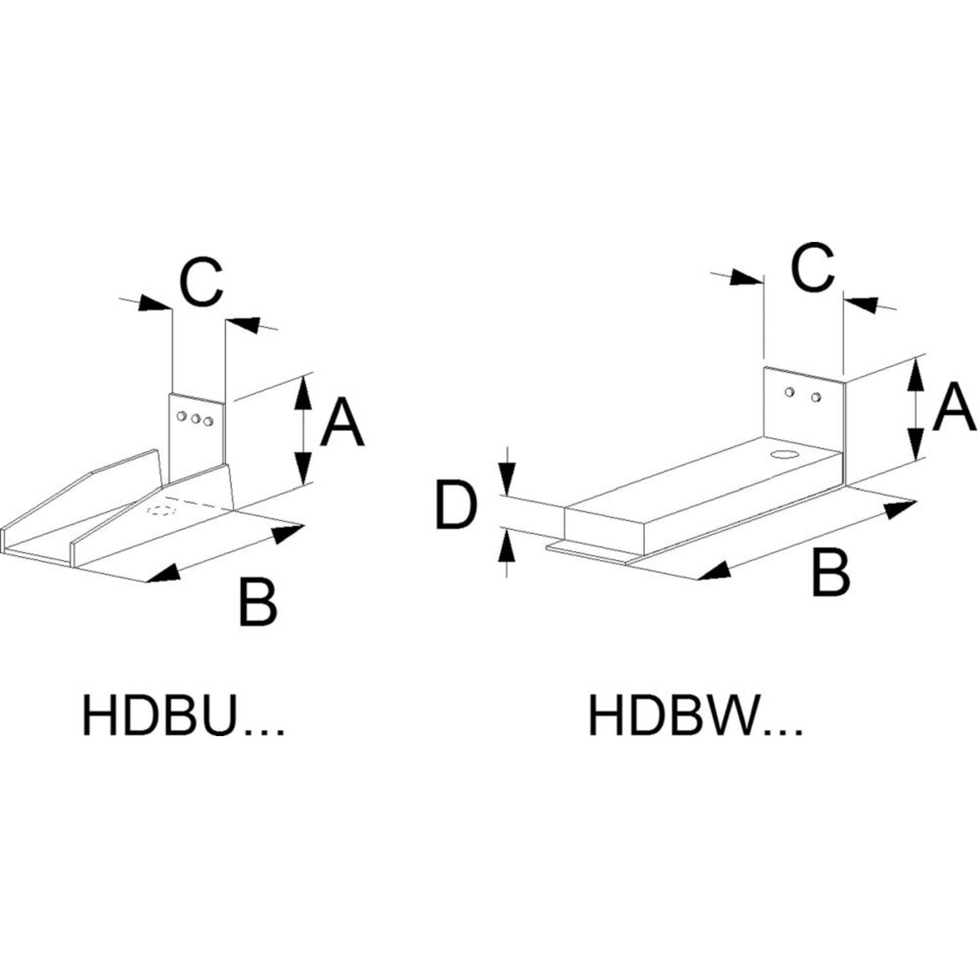 Zuganker HDU und HDB, 2-teilig