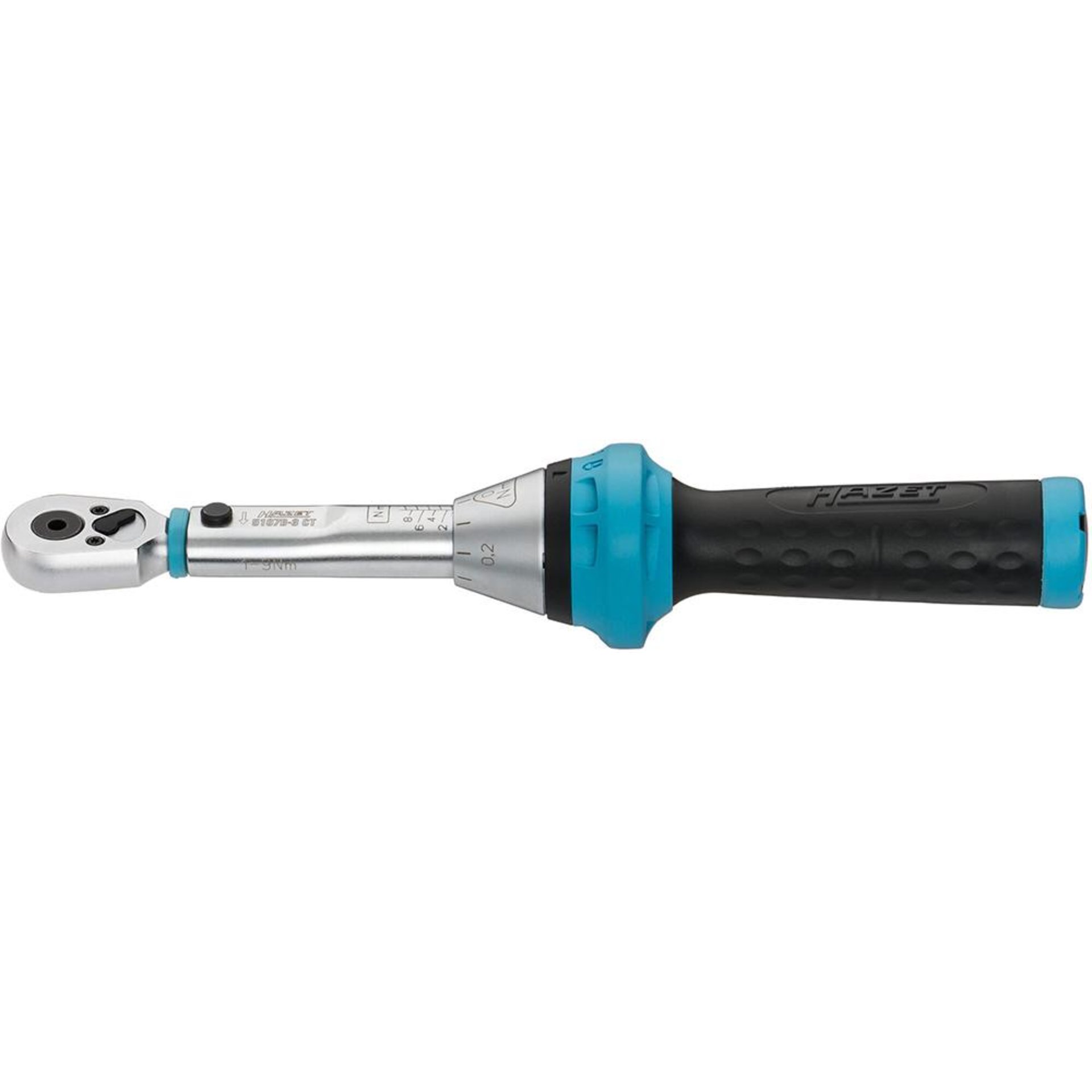 Drehmomentschlüssel 5107 B-3CT 1-9Nm 1/4" Bitaufnahme Hazet