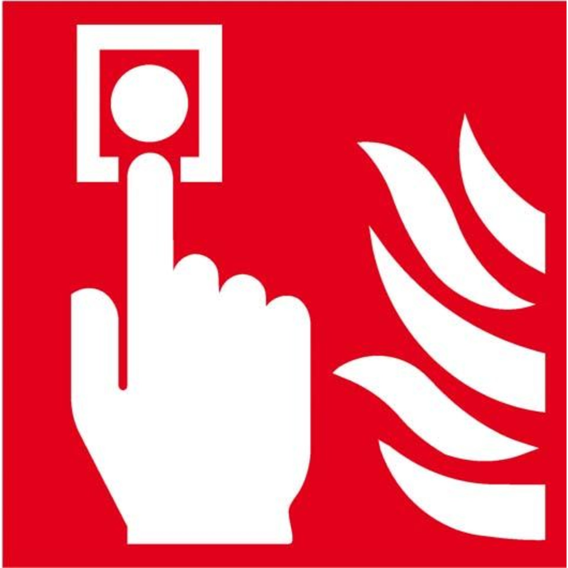 Brandschutzschild, Brandmelder, manuell