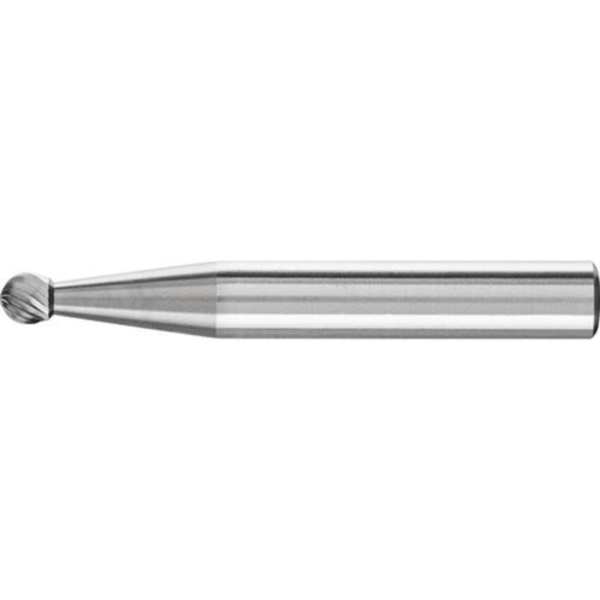 HM-Frässtift KUD, Kugelform, Zahnung 5