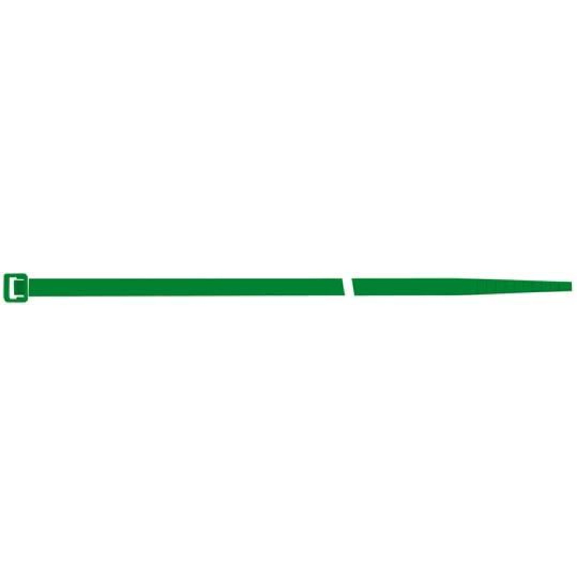 Kabelbinder Nylon grün 100x2,5mm a100Stück SapiSelco
