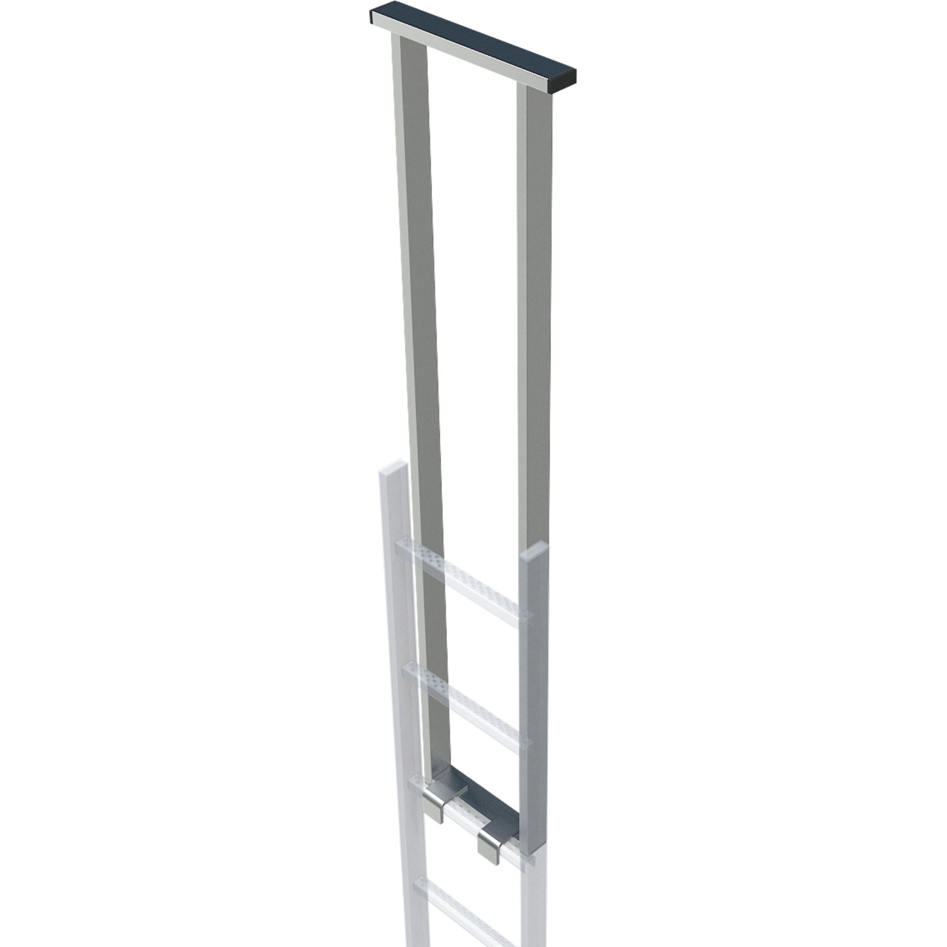 Einstieghilfe doppelholmig, Edelstahl V4A, Lichte Weite 300 mm