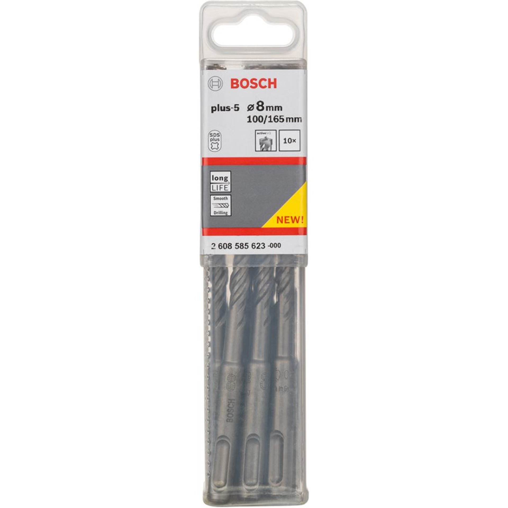 Hammerbohrer 8x100x165mm Bosch VE à 10 Stück SDS plus-5