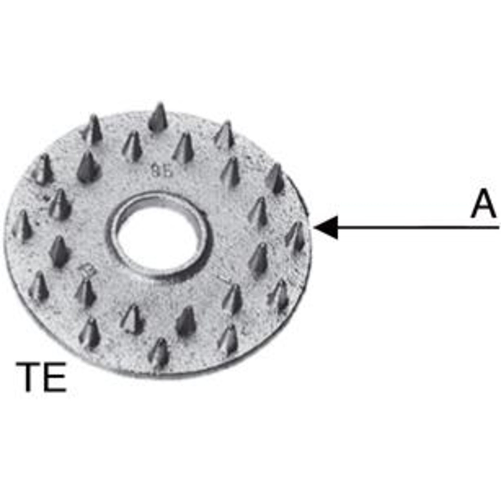 Einpressdübel SYSTEM GEKA, einseitig, mit Dornen