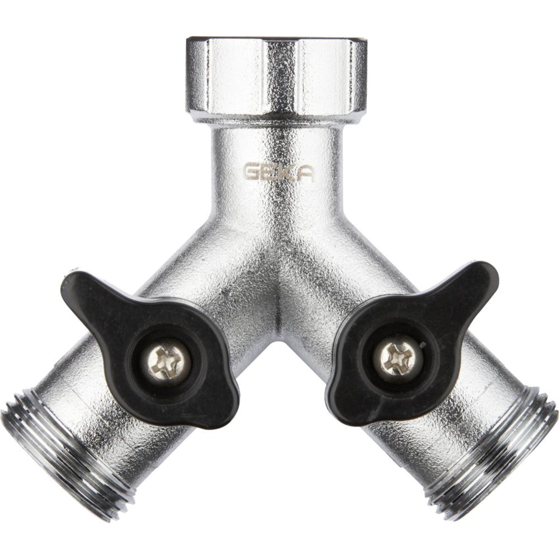 plus Zweiwegeventil IG G3/4 2xAG G3/4MS Cr GEKA plus Beschaffungsartikel