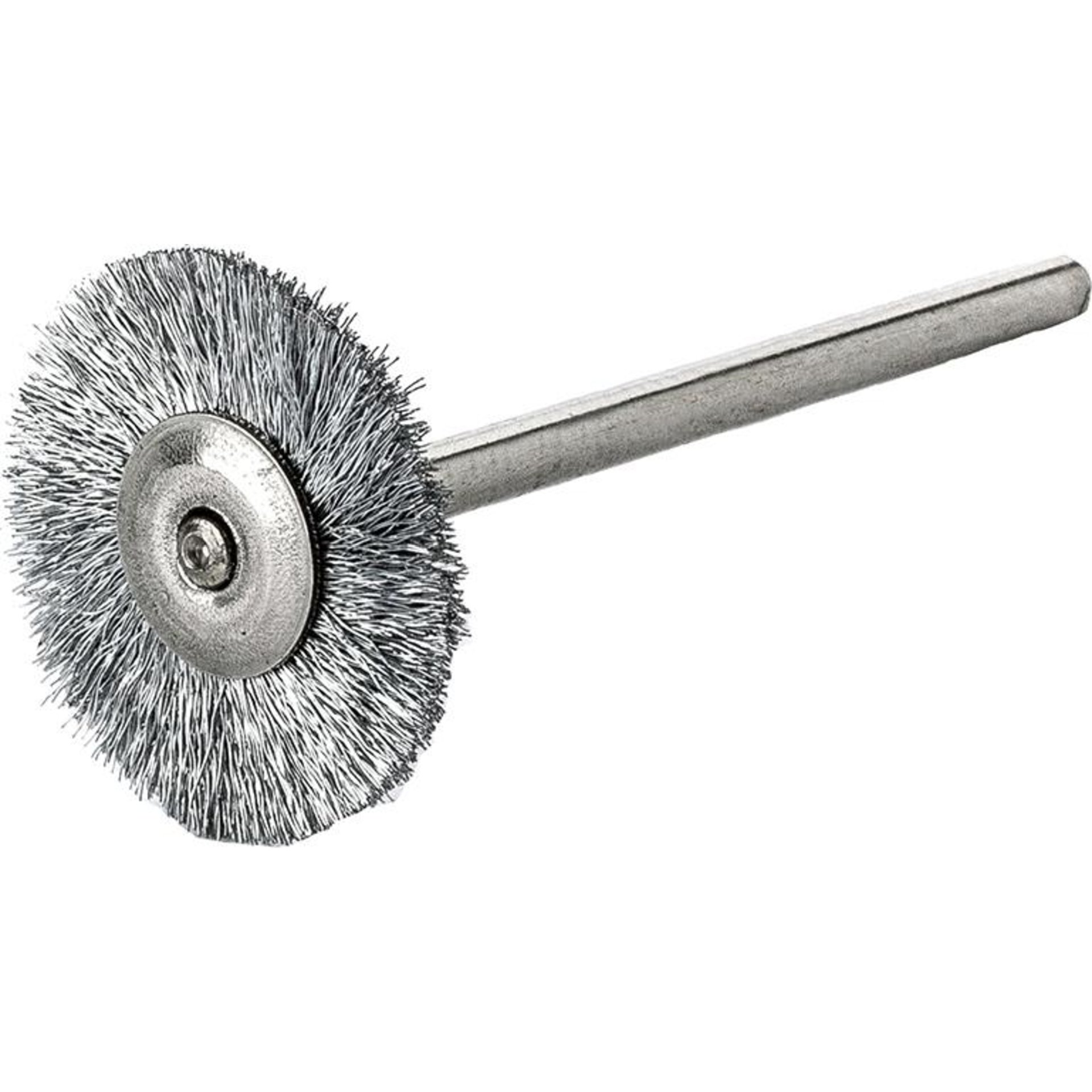 Miniatur-Rundbürste Edelstahl gew. 19x0,1mm Lessmann