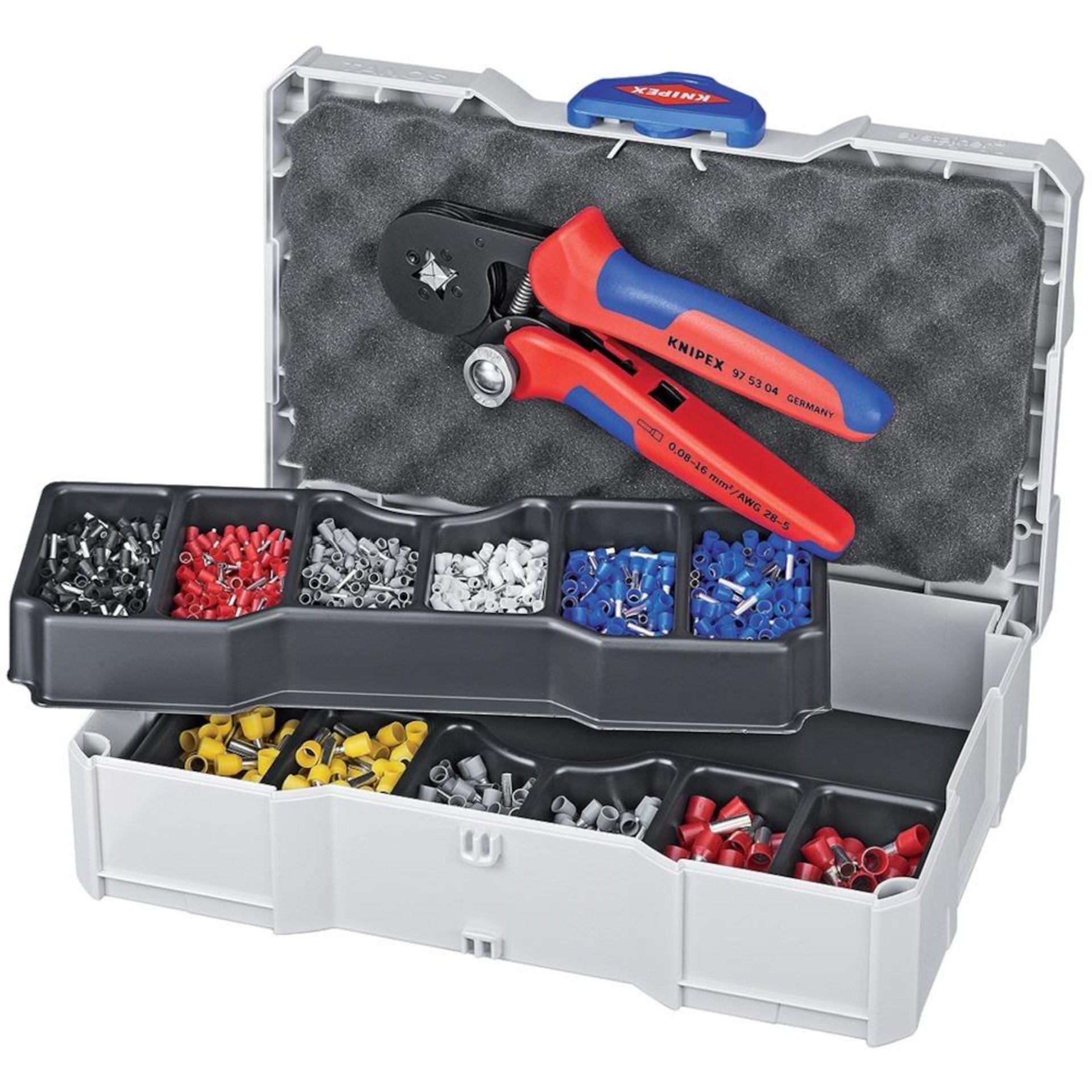 Aderendhülsen-Sortiment 979009 1250-teilig KNIPEX