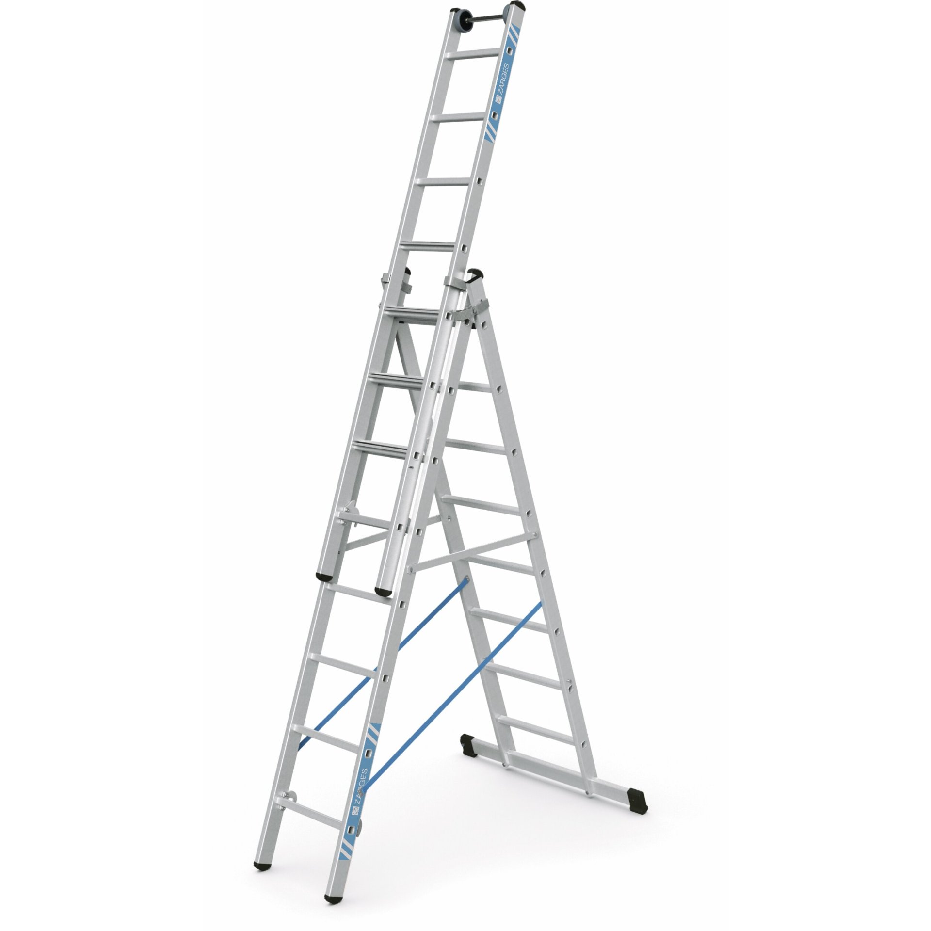 Skymaster Plus X - LM-Mehrzweckleiter 3 x 8 Stufen