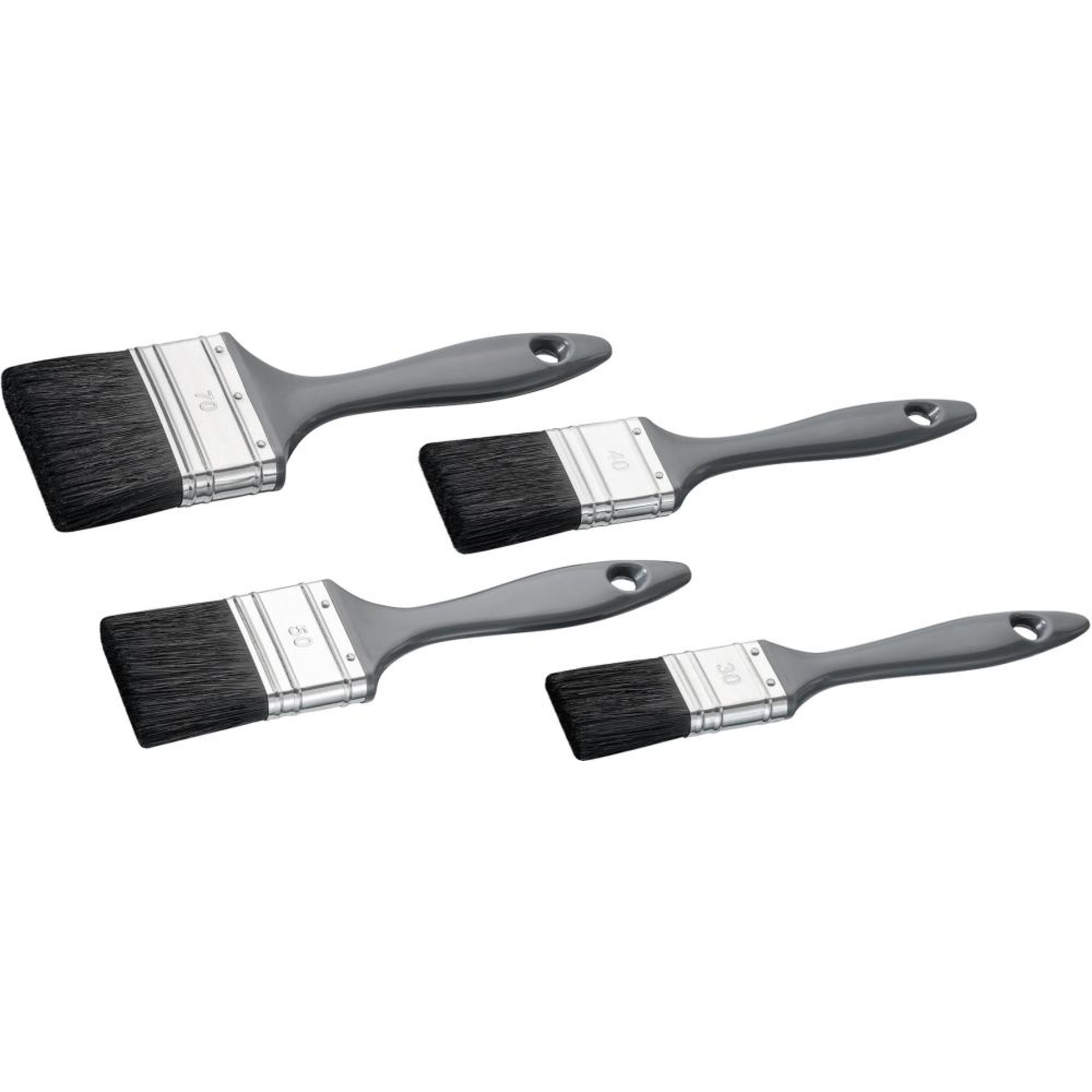 Lackier-Pinsel-Set 4-tlg schw.Borste 30/40/50/70mm