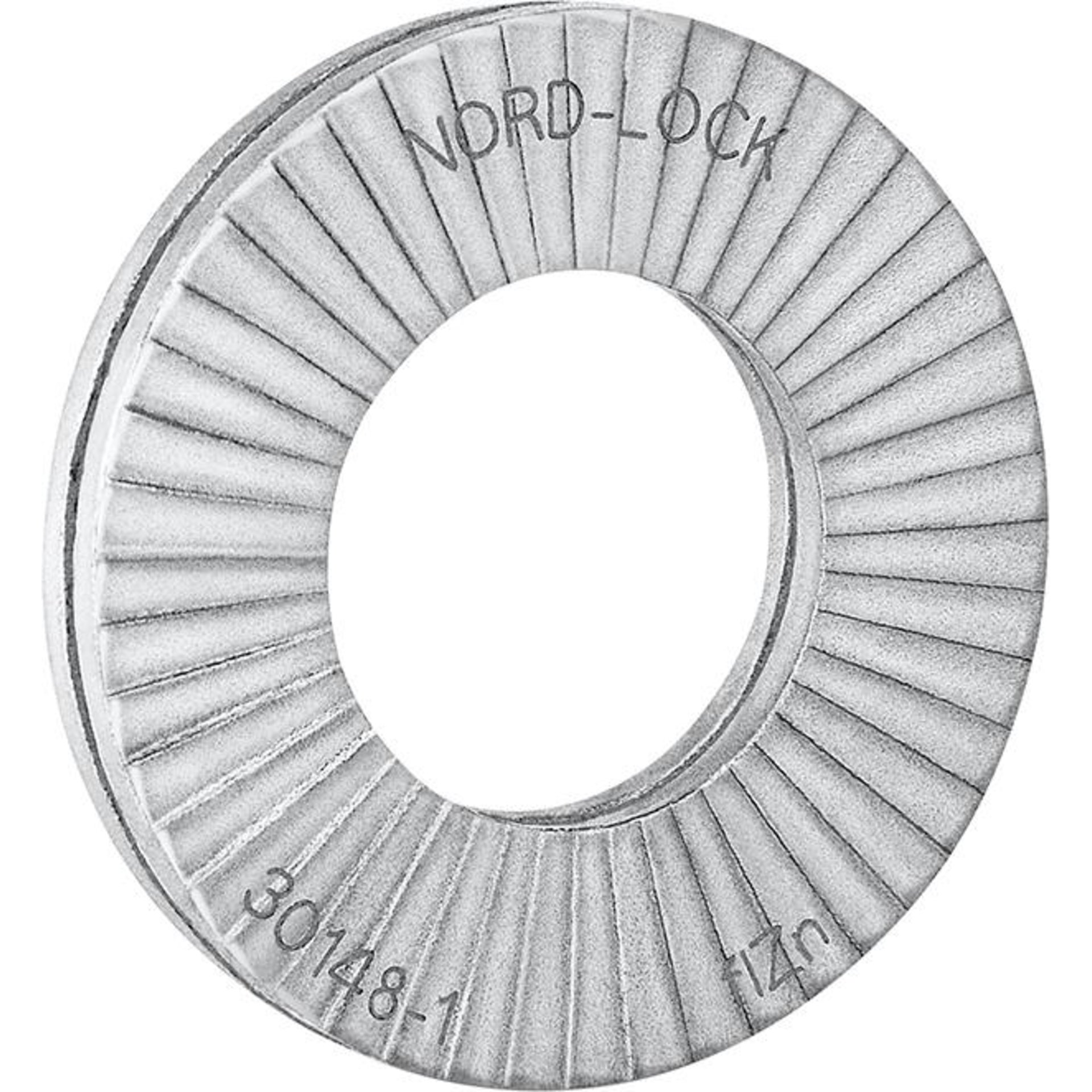 Nord-Lock® Keilsicherungsscheiben, Stahl mit Zinklamellenbeschichtung Delta Protect