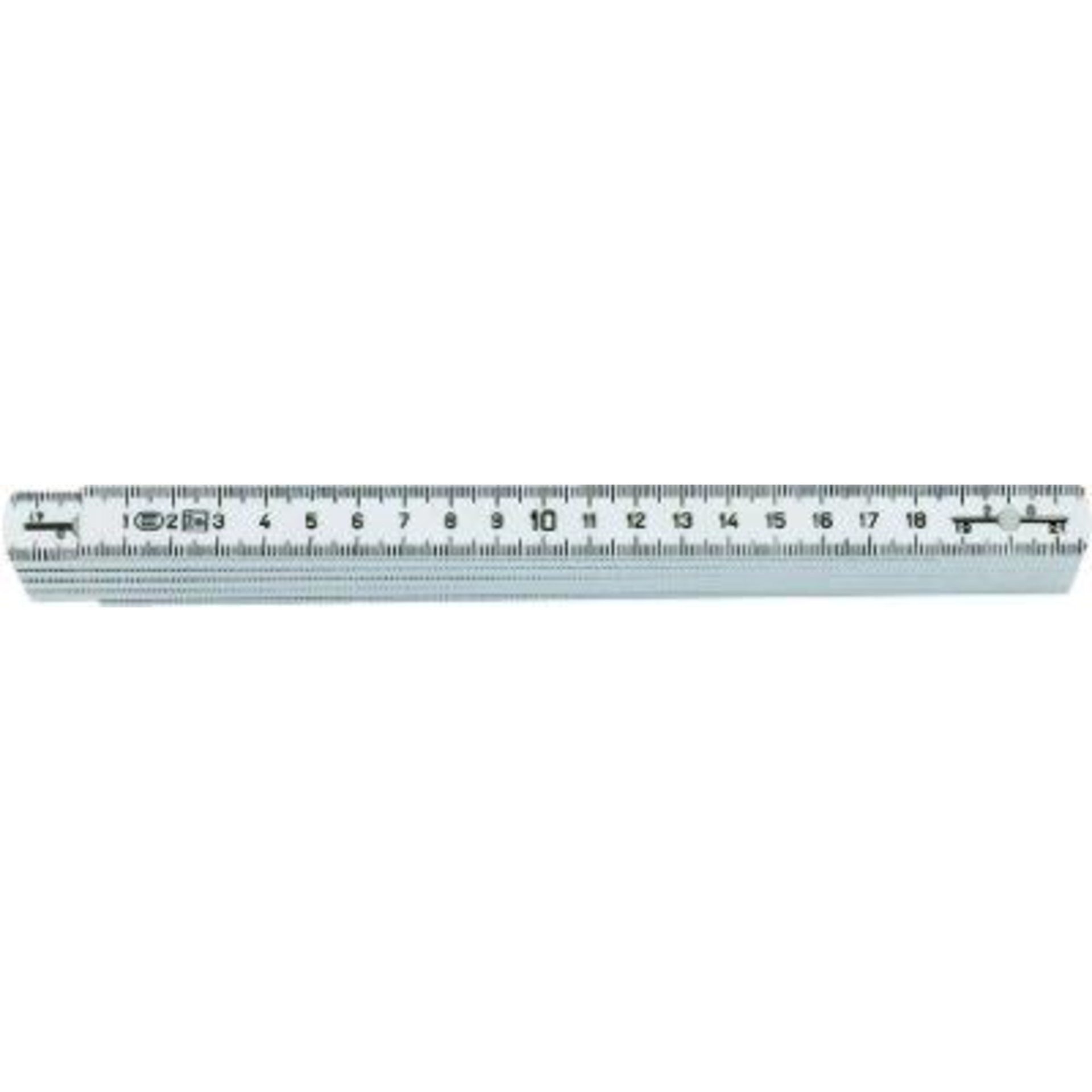 Gliedermaßstab Kunststoff2mx16mm weiß FORTIS