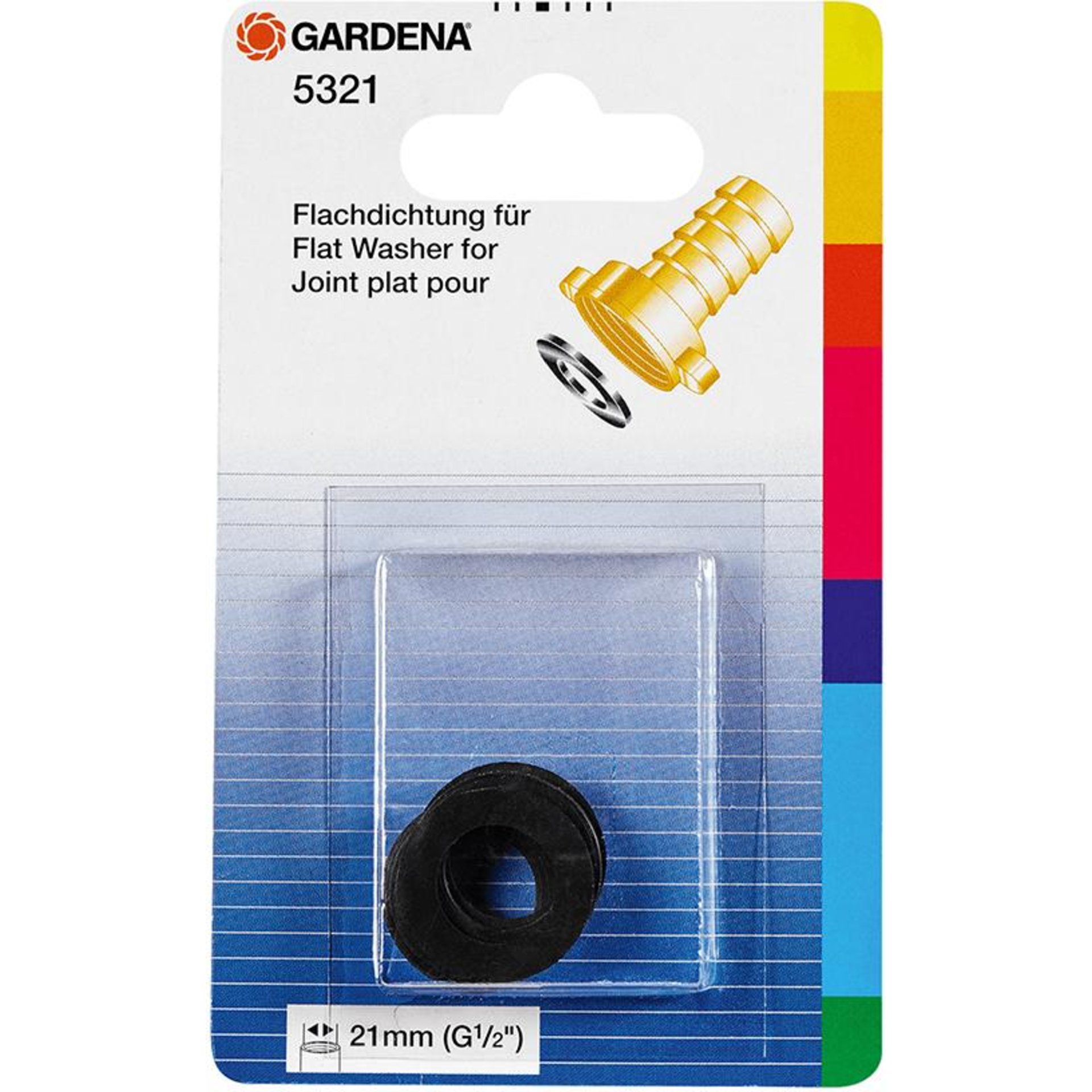 Flachdichtung 1/2"f.SchlauchverschraubungBeschaffungsartikel Gardena