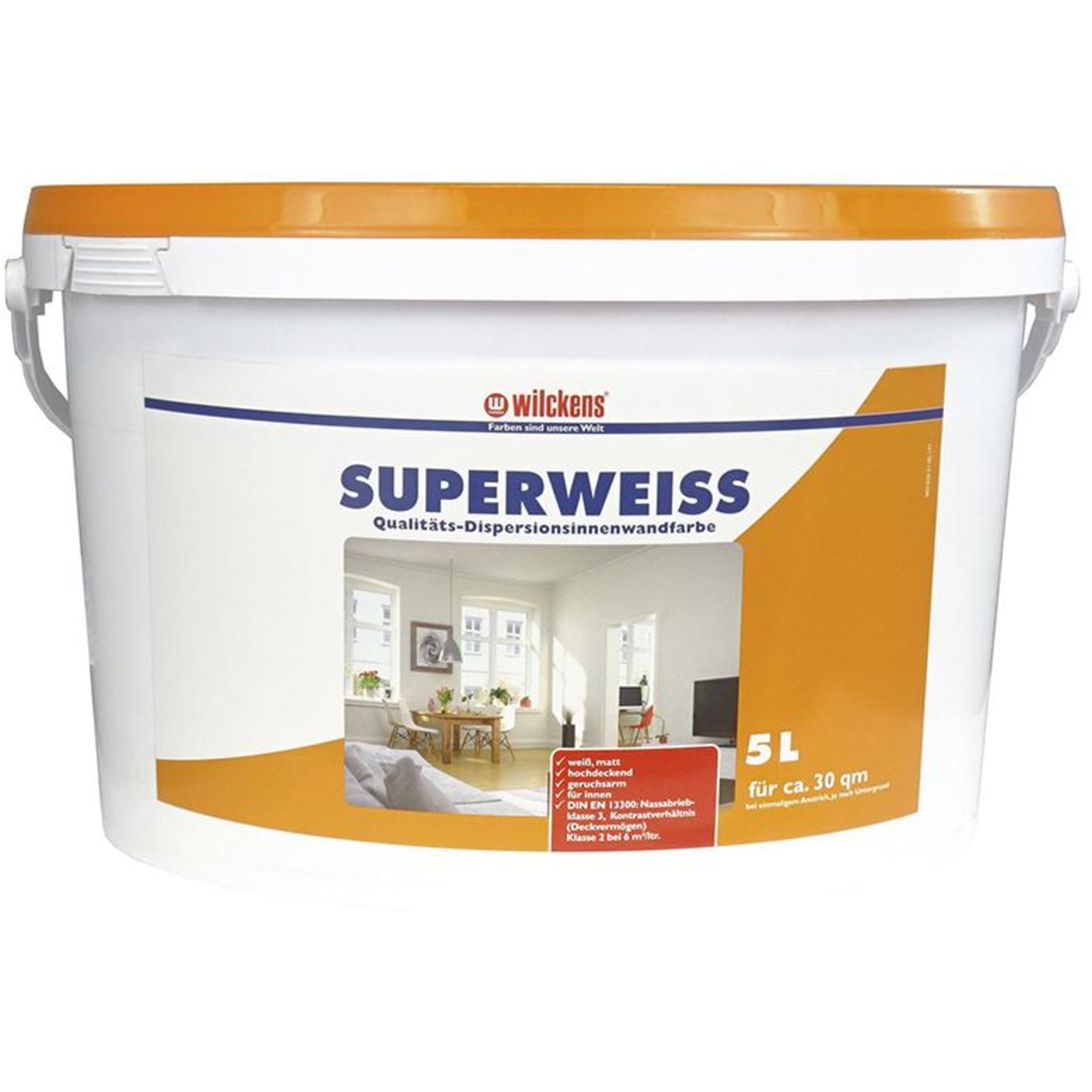 Dispersionsfarbe Superweiß, matt