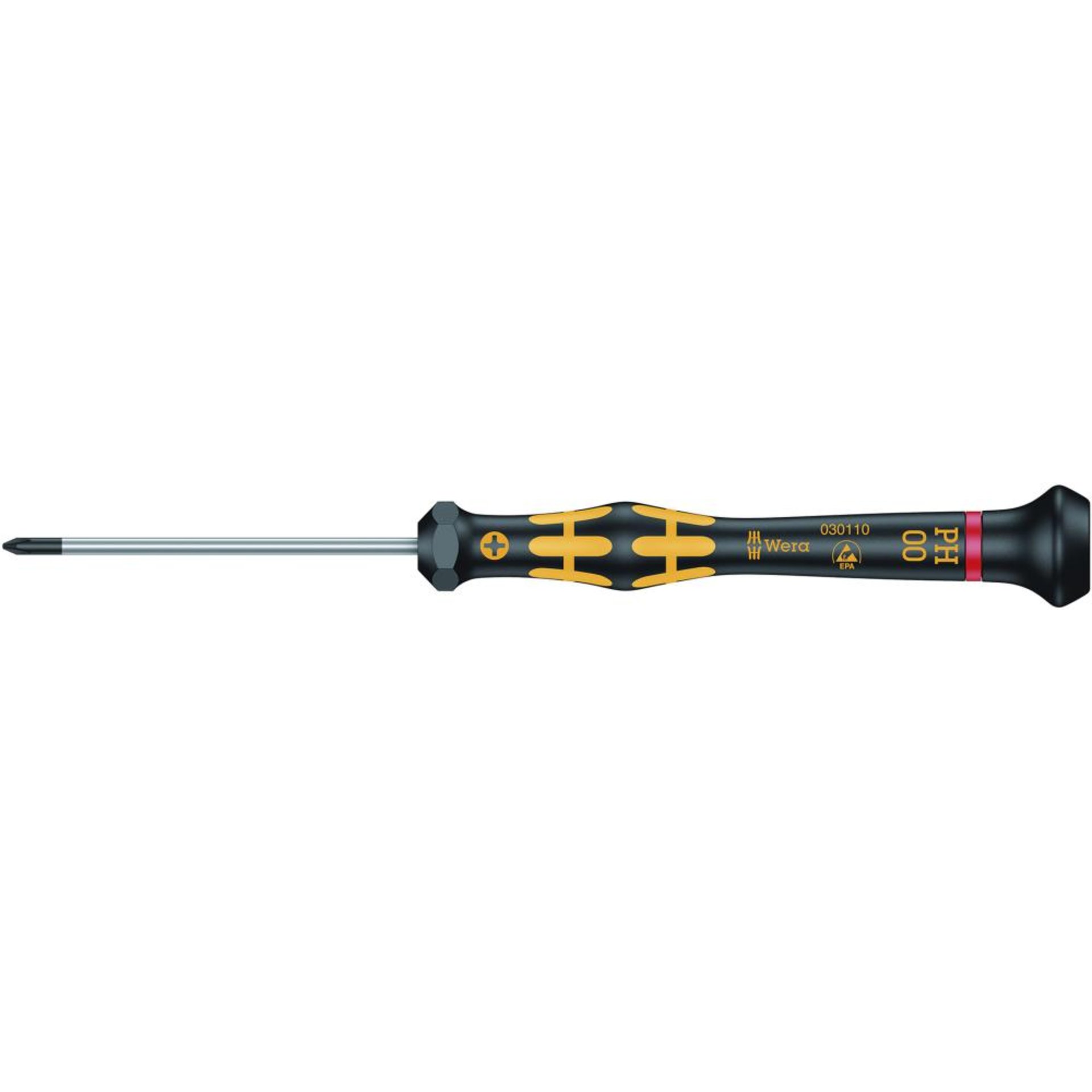 Elektronik- Schraubendreher ESD PH00x60mm Wera