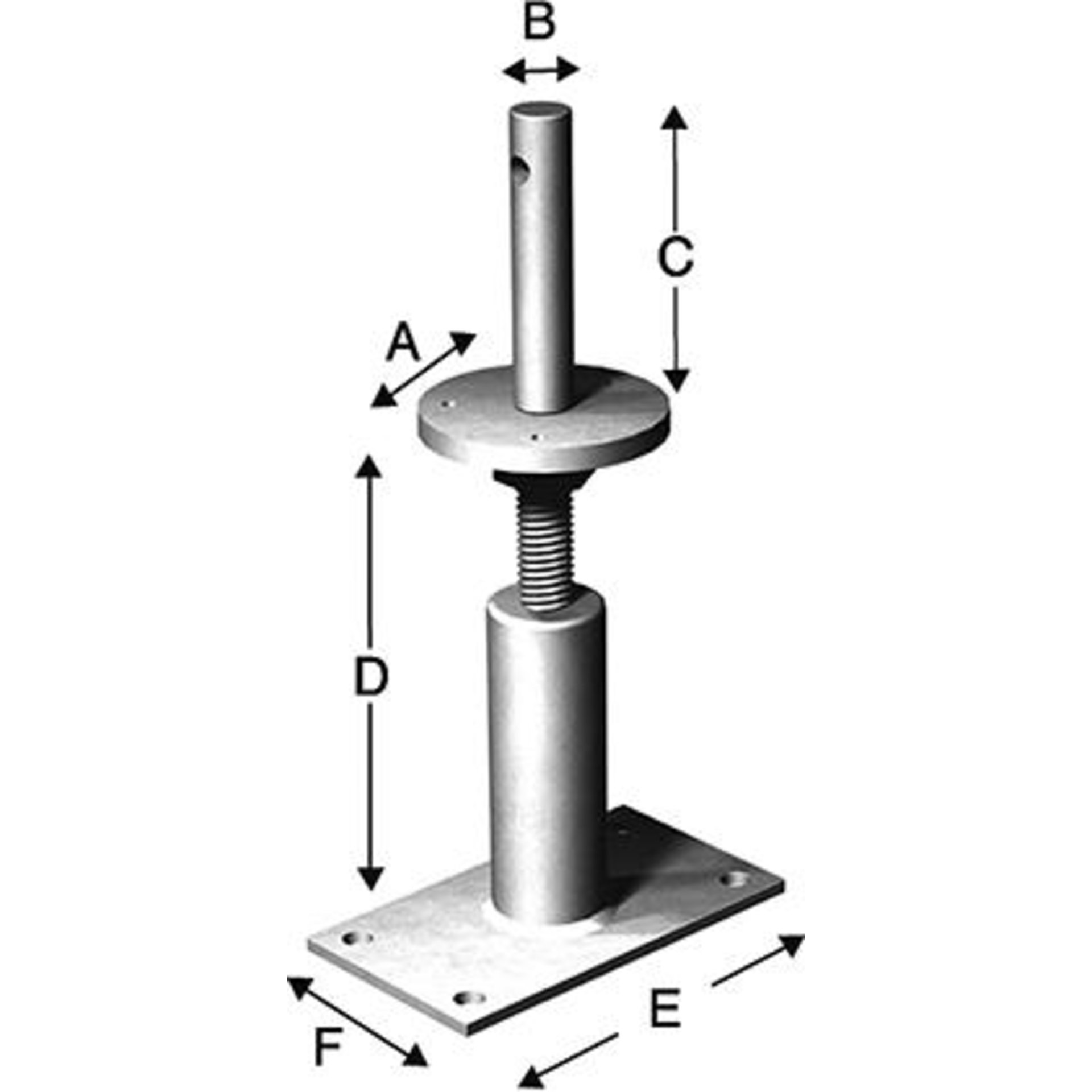 Pfostenhalter PCN24