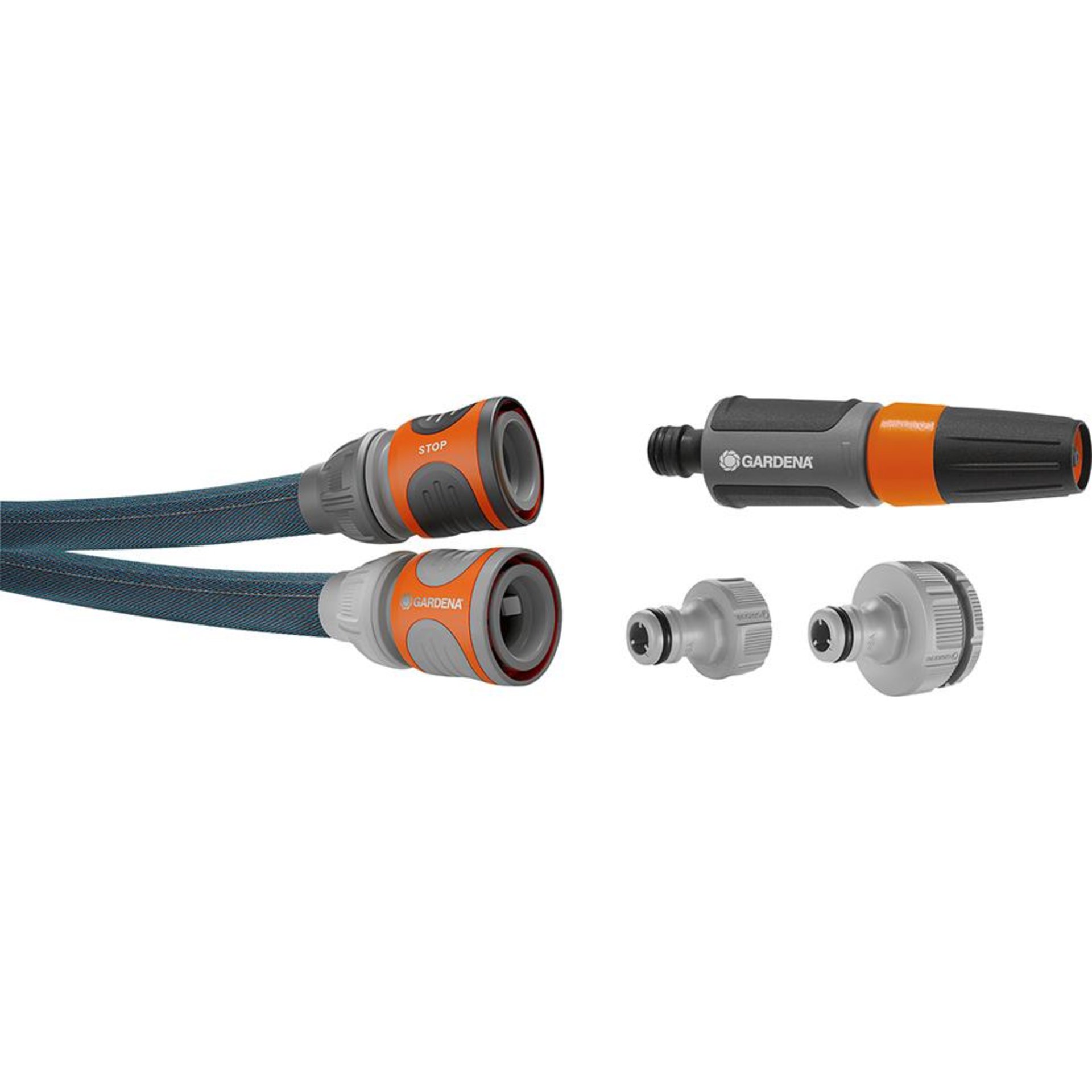 Textilschlauch Liano Xtreme Display 1/2" 10m Set + Indoor-Adapter+Tasche