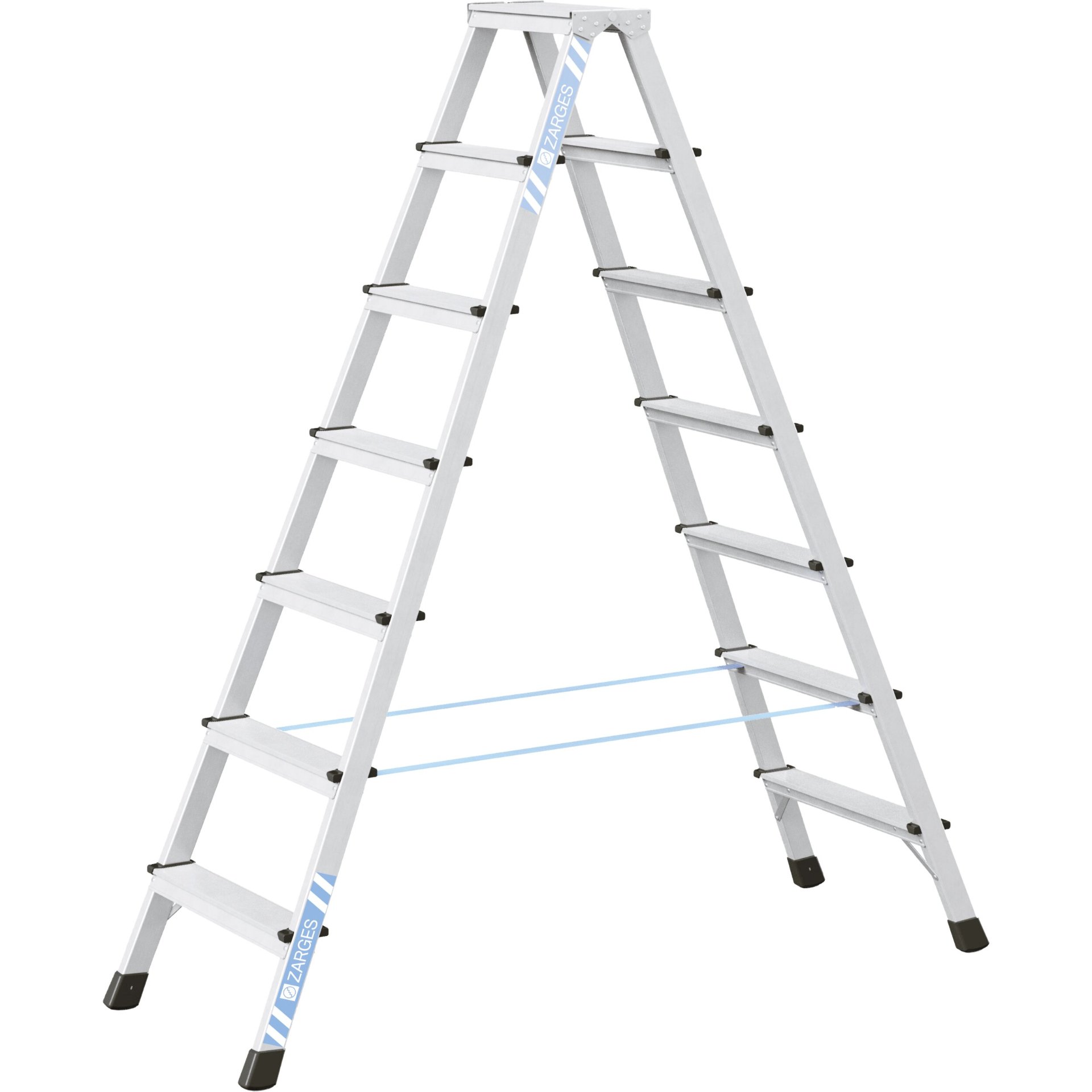 XLstep B - LM-Stufen-Stehleiter 2 x 7 Stufen