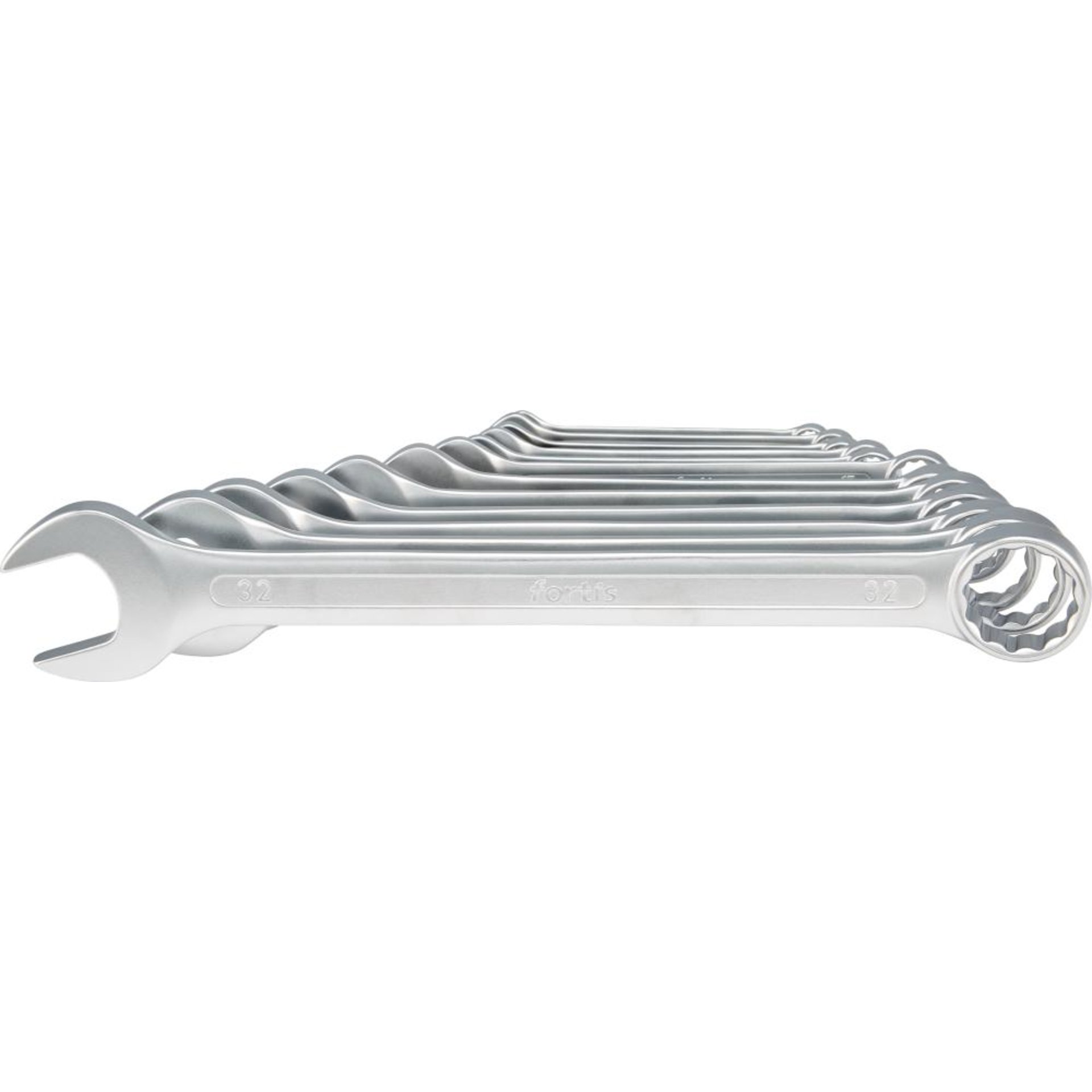 Ringmaulschlüssel-Satz DIN3113A 10-32mm 12-teilig in Karton FORTIS