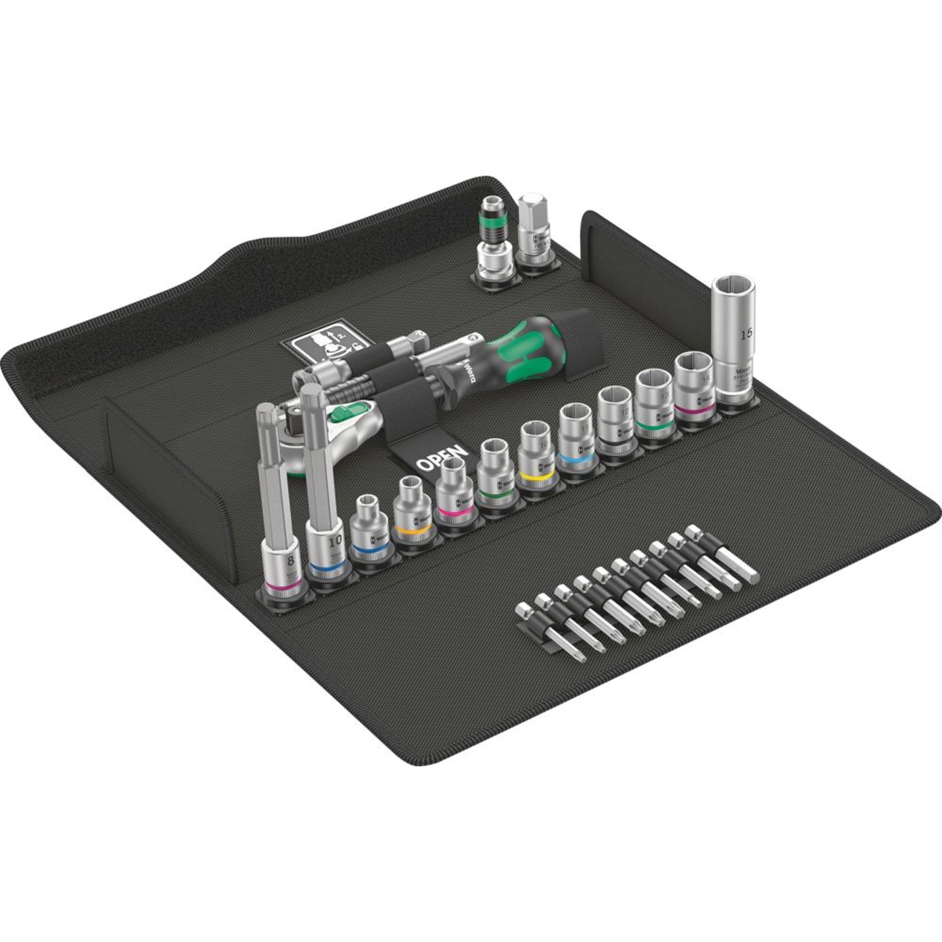 Steckschlüssel-Satz 3/8" Bicycle Set 7 27-teilig Wera