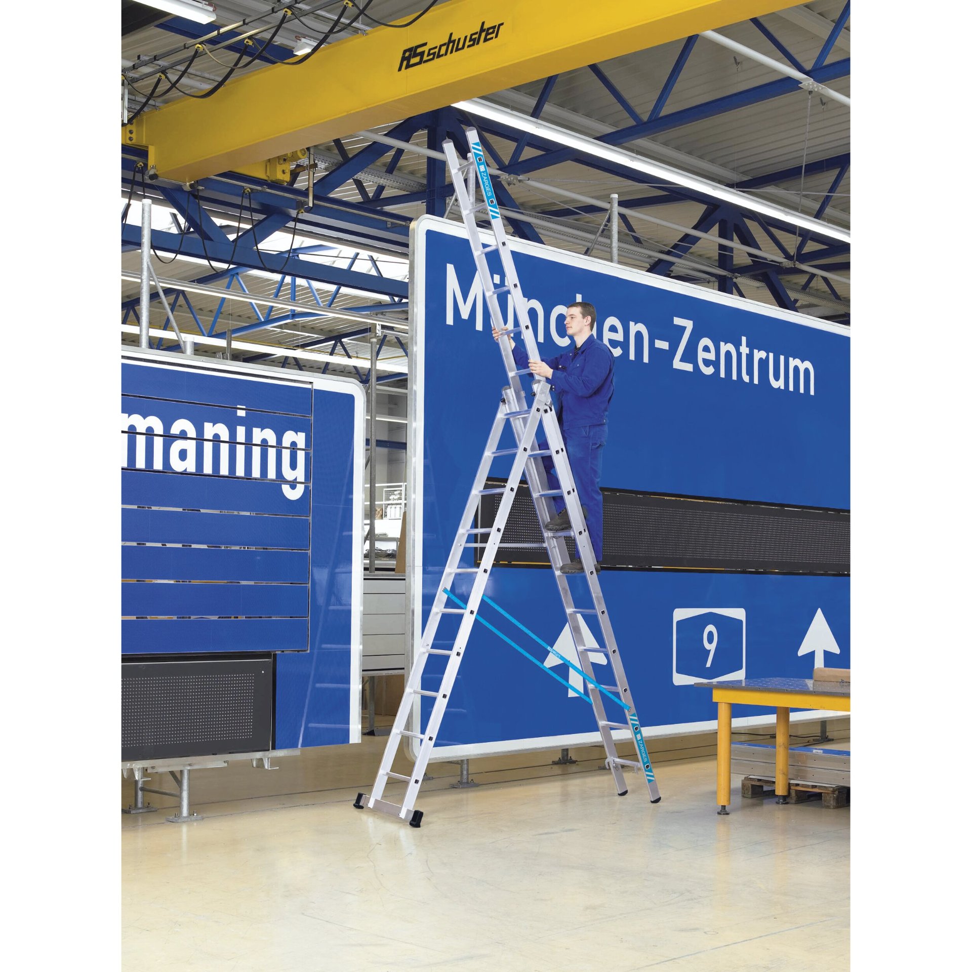 Skymaster X - LM-Mehrzweckleiter 3 x 12 Sprossen