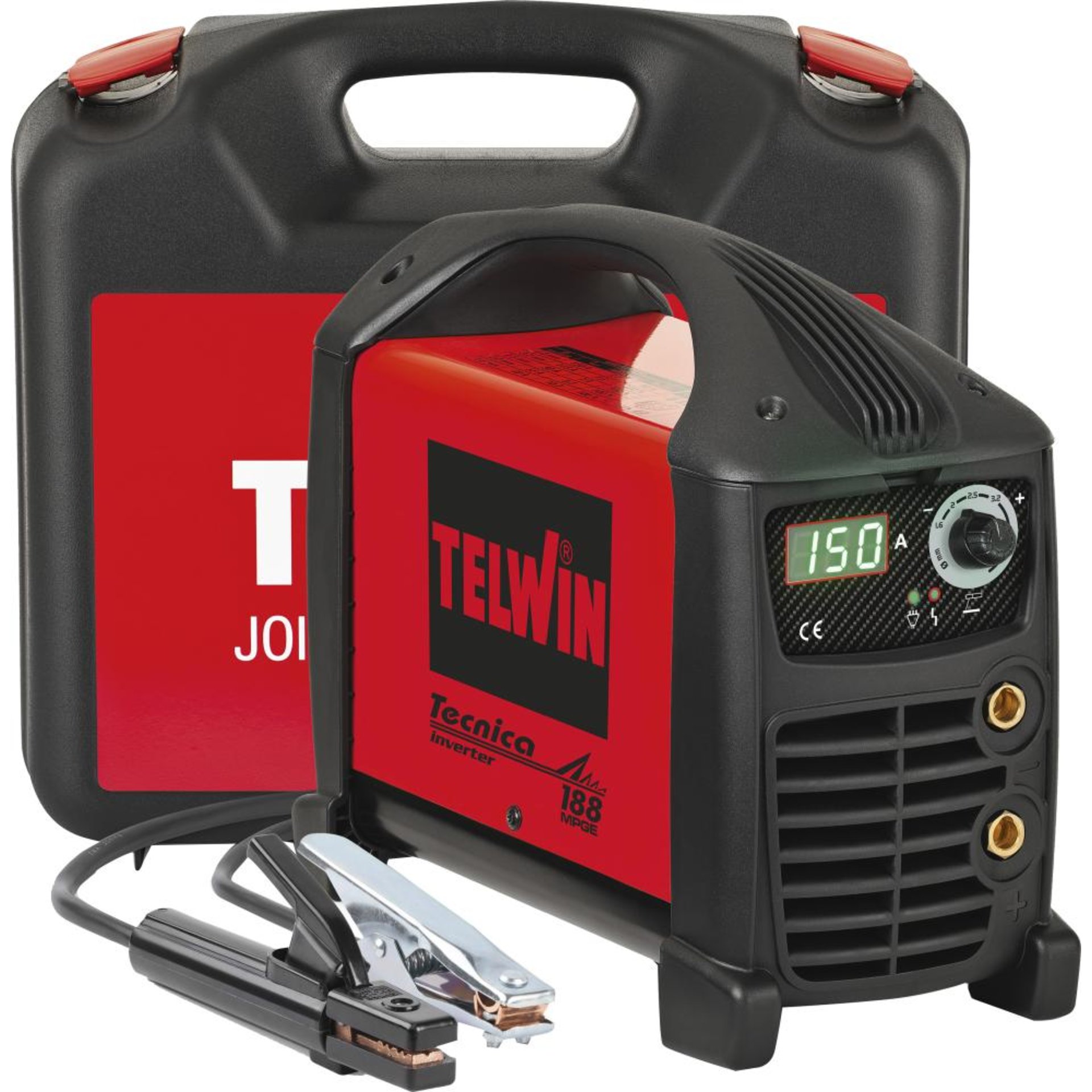 E-Hand-Schweißinverter TECNICA 188 MPGE + Koffer