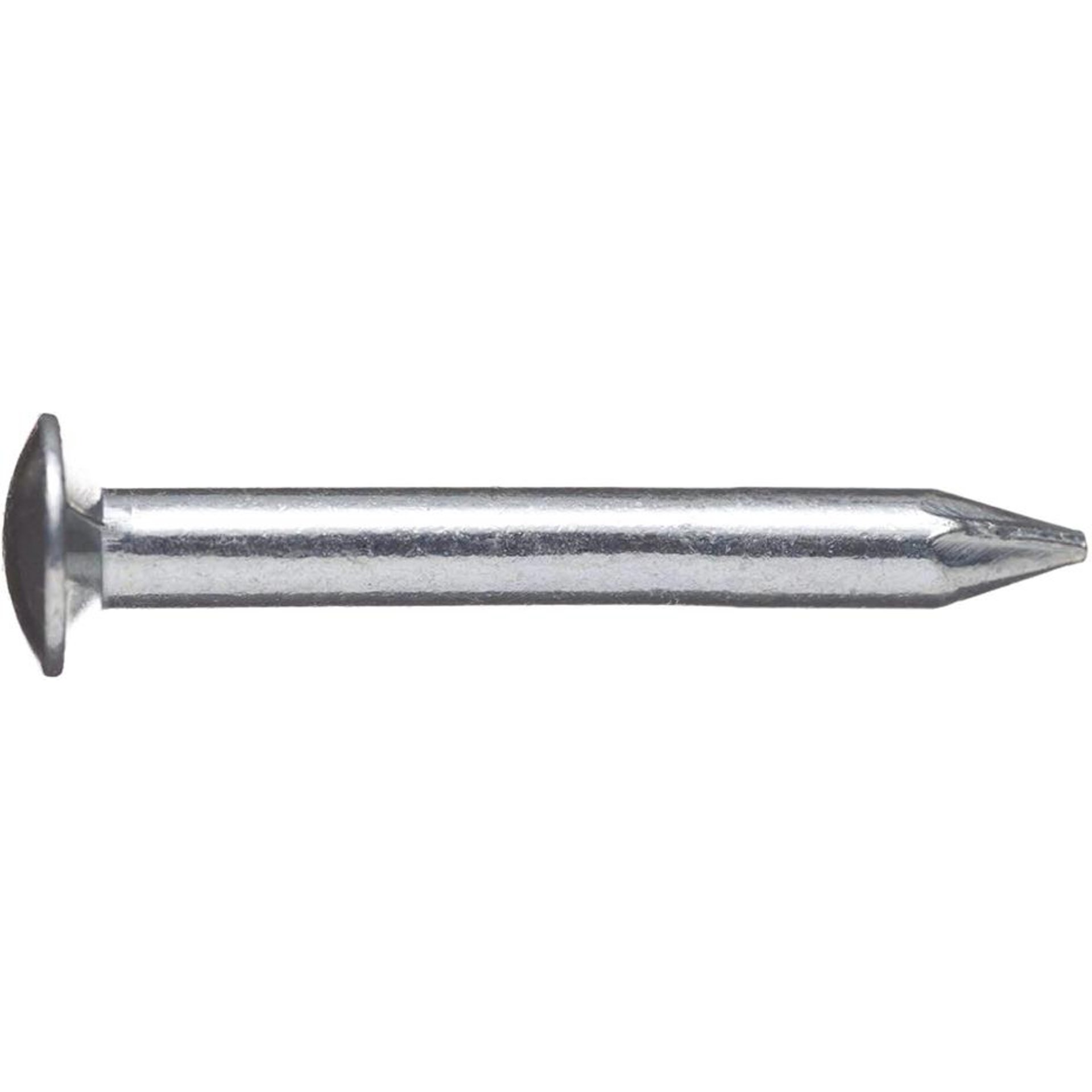Stahlnagel, Linsenkopf, blank