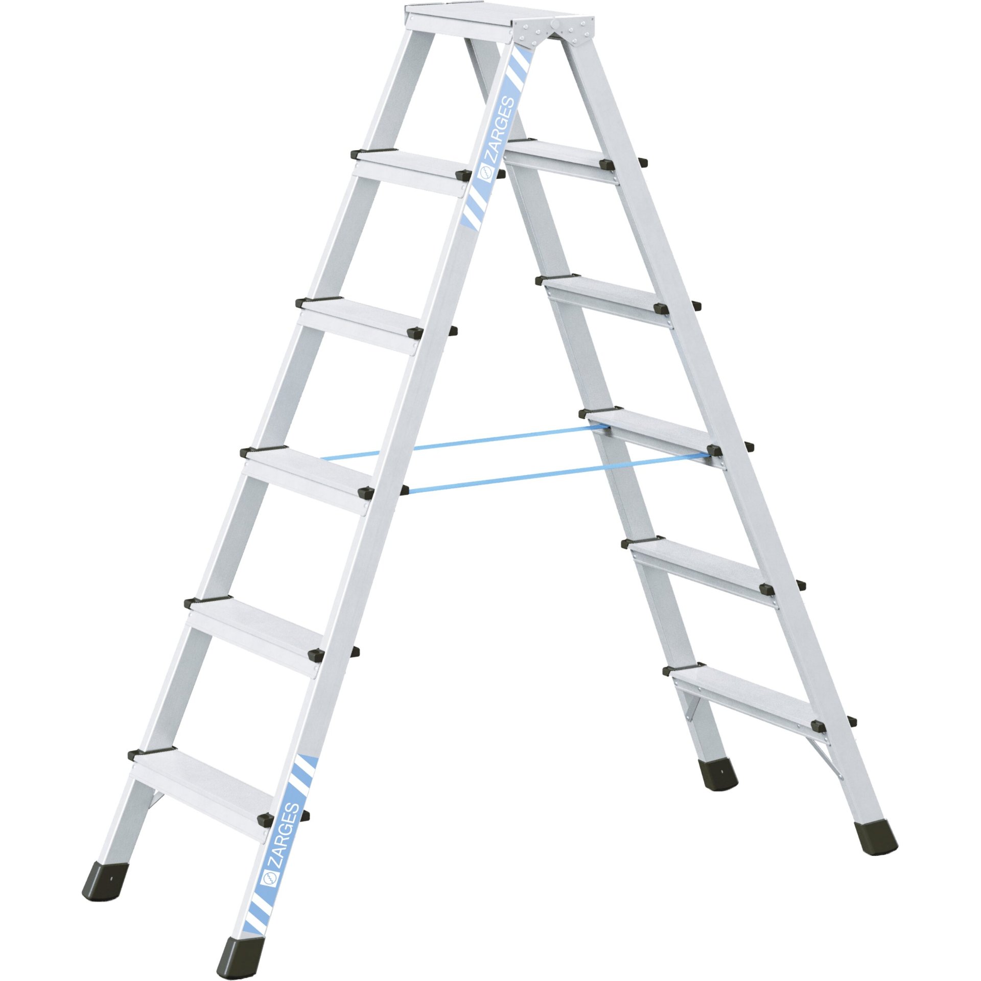 XLstep B - LM-Stufen-Stehleiter 2 x 6 Stufen