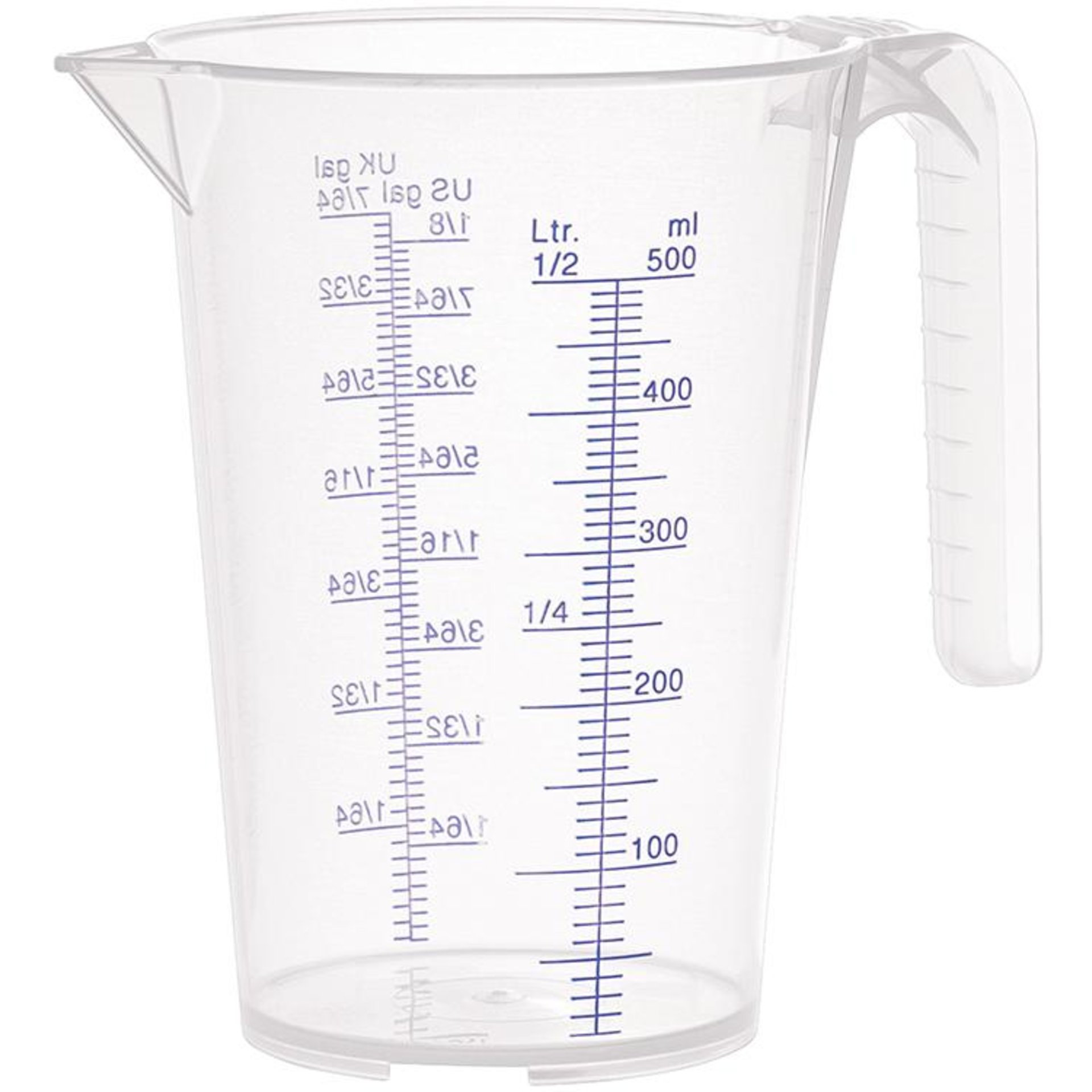 Messbecher Polypropylen 0,5l transparent Pressol