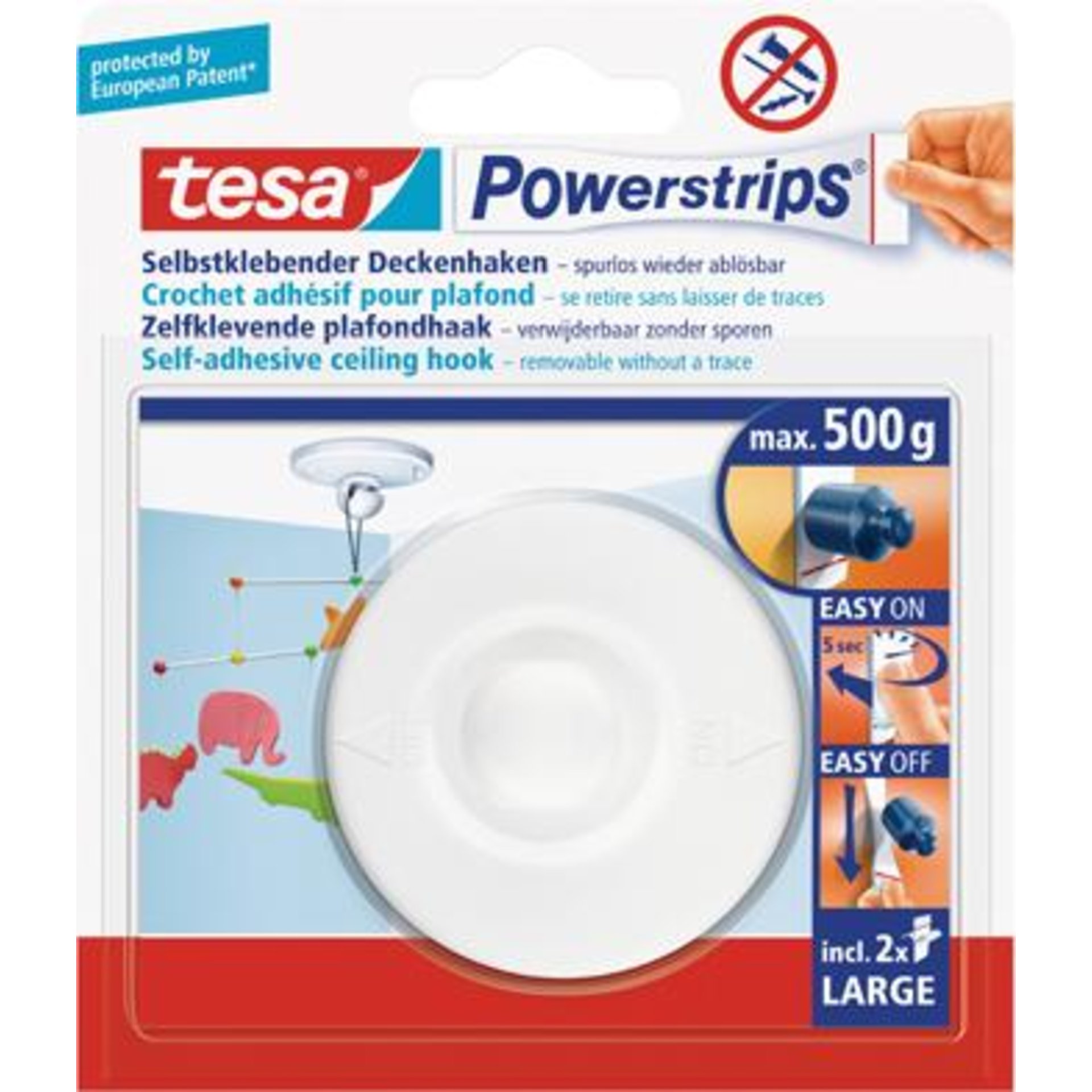 Powerstrips Deckenhaken tesa