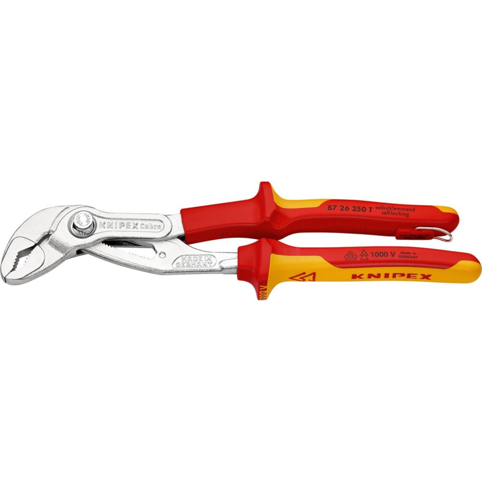 WP-Zange Cobra VDE 250mm m.Si-Öse Knipex