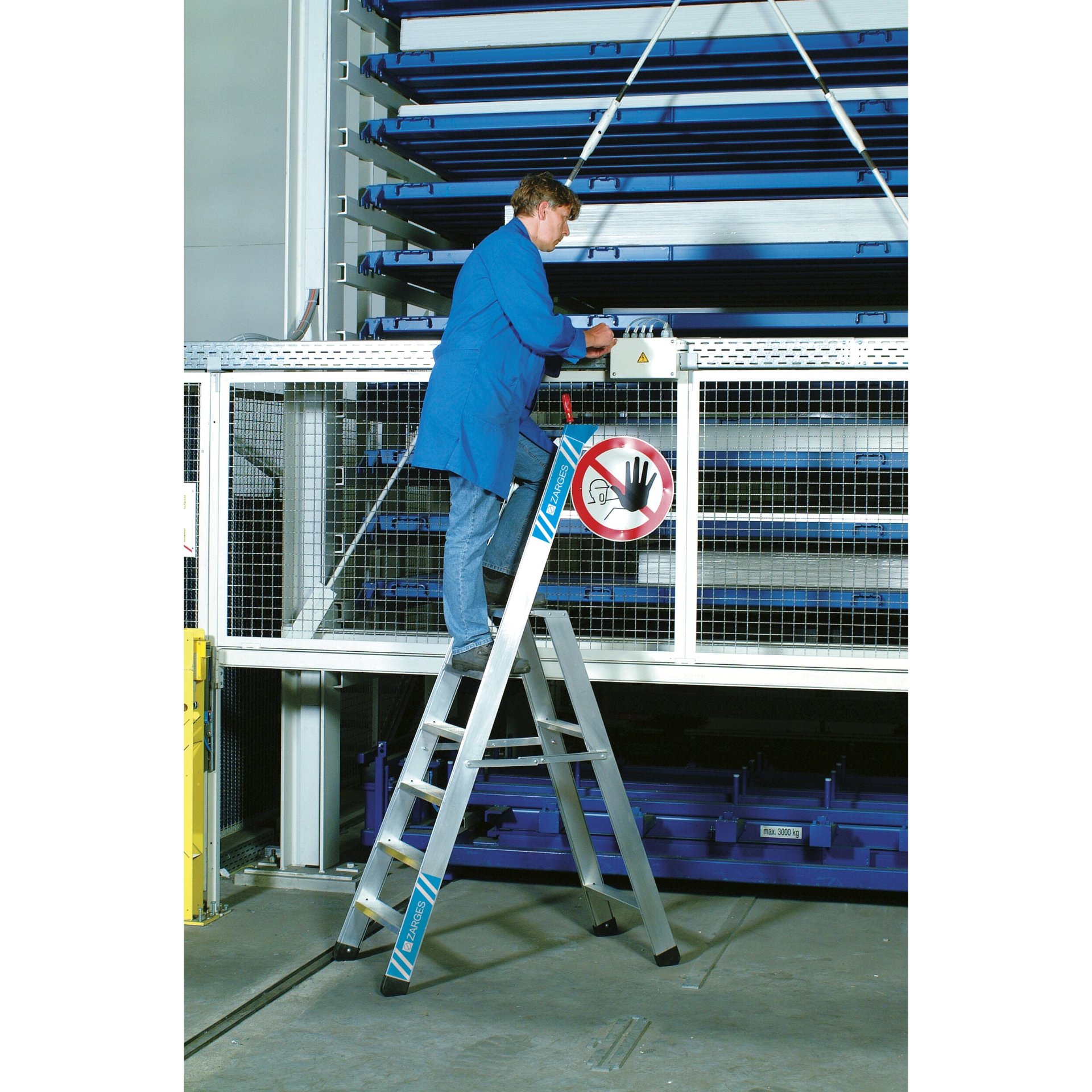 Seventec S - LM-Stufen-Stehleiter 3 Stufen