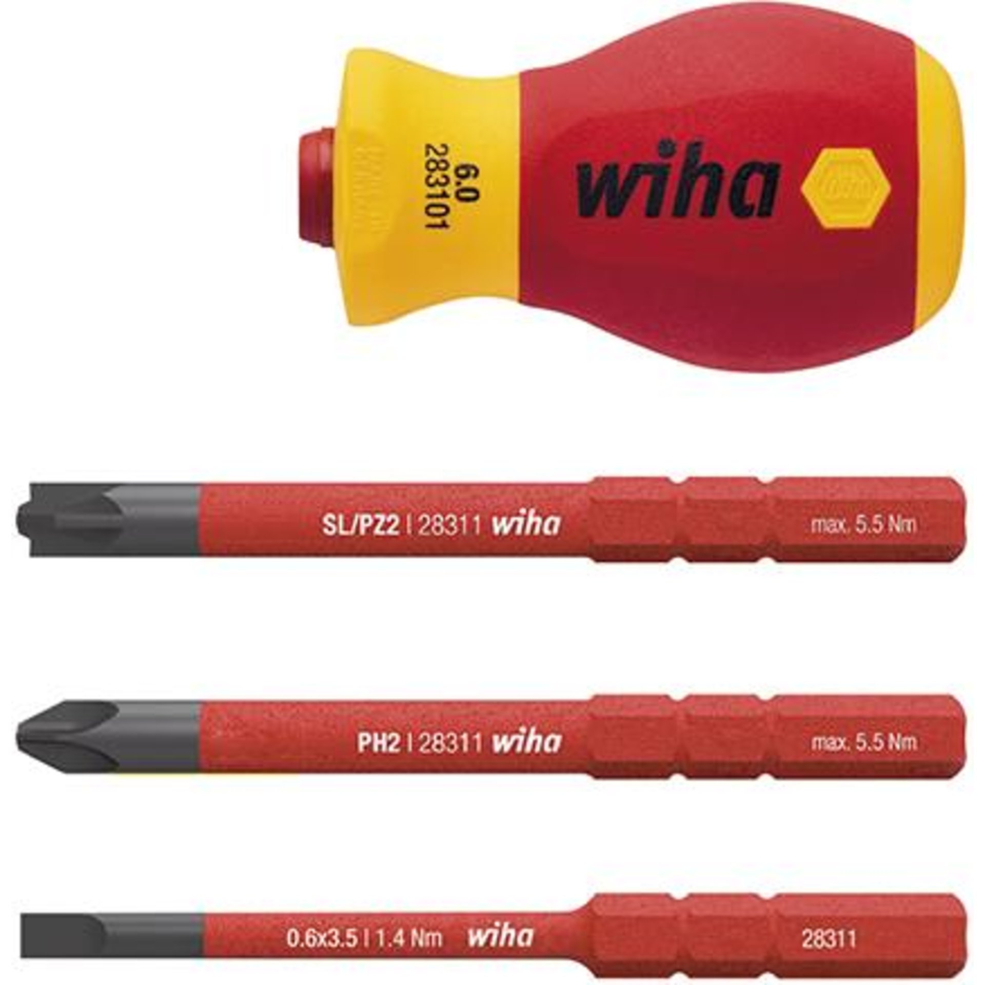 Schraubendreher Set VDE 4tlg. SoftFinish Wiha