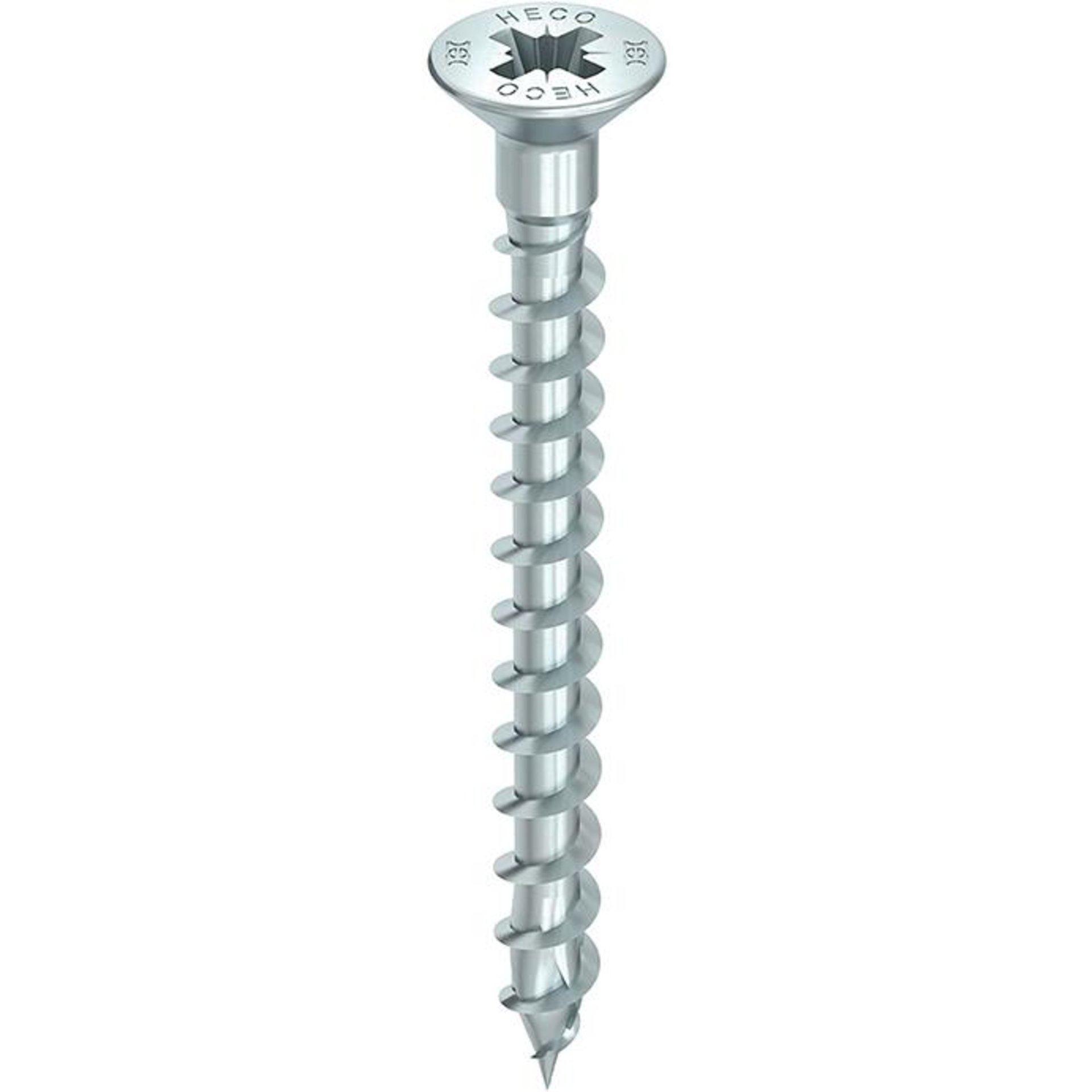HECO-TOPIX®-plus, Senkkopf mit Kopflochbohrung 2,4 mm, PZD, verzinkt blau, A3K