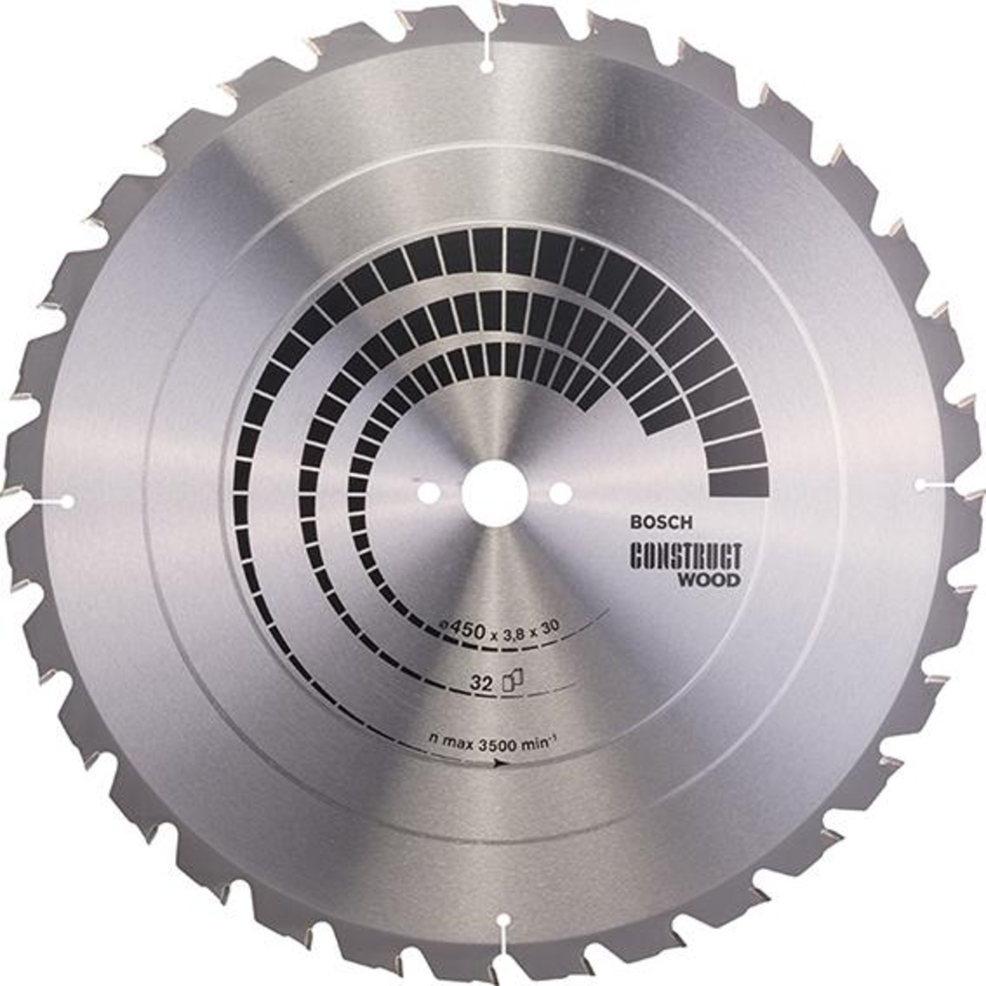 HM-Kreissägeblatt Nagelf.450x3,8/2,8x30 32Z HB BosVE à 1 Stück Construct Wood BOSCH