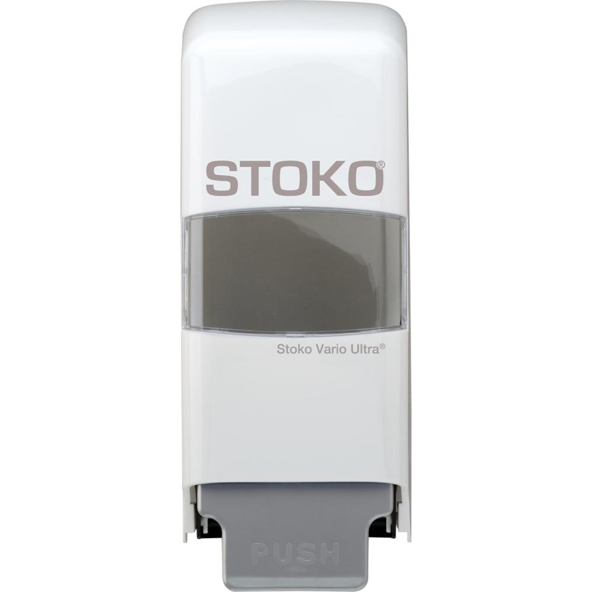 Stoko Vario Ultra weiß Kunststoffwandspender für 1 u. 2 l SoftflaschenSpendersysteme (V) u. (A)